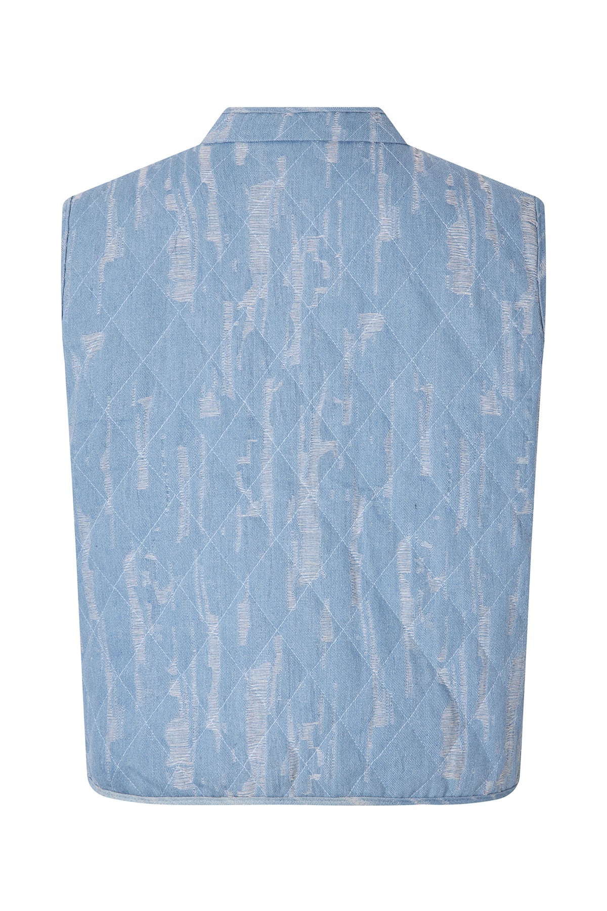 CAIROLL Vest Washed Denim