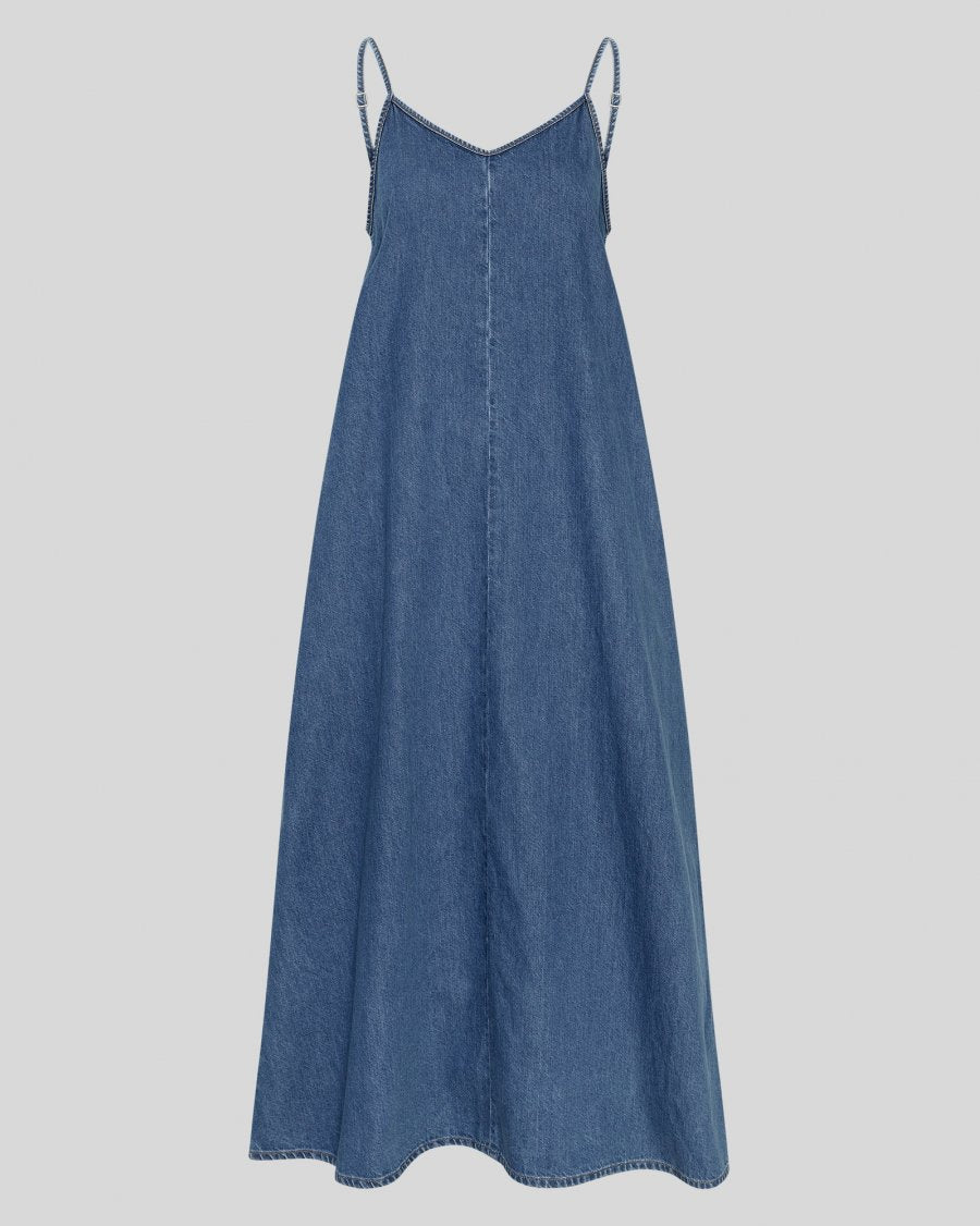 JOLENE ELENA Strap dress Mid blue wash