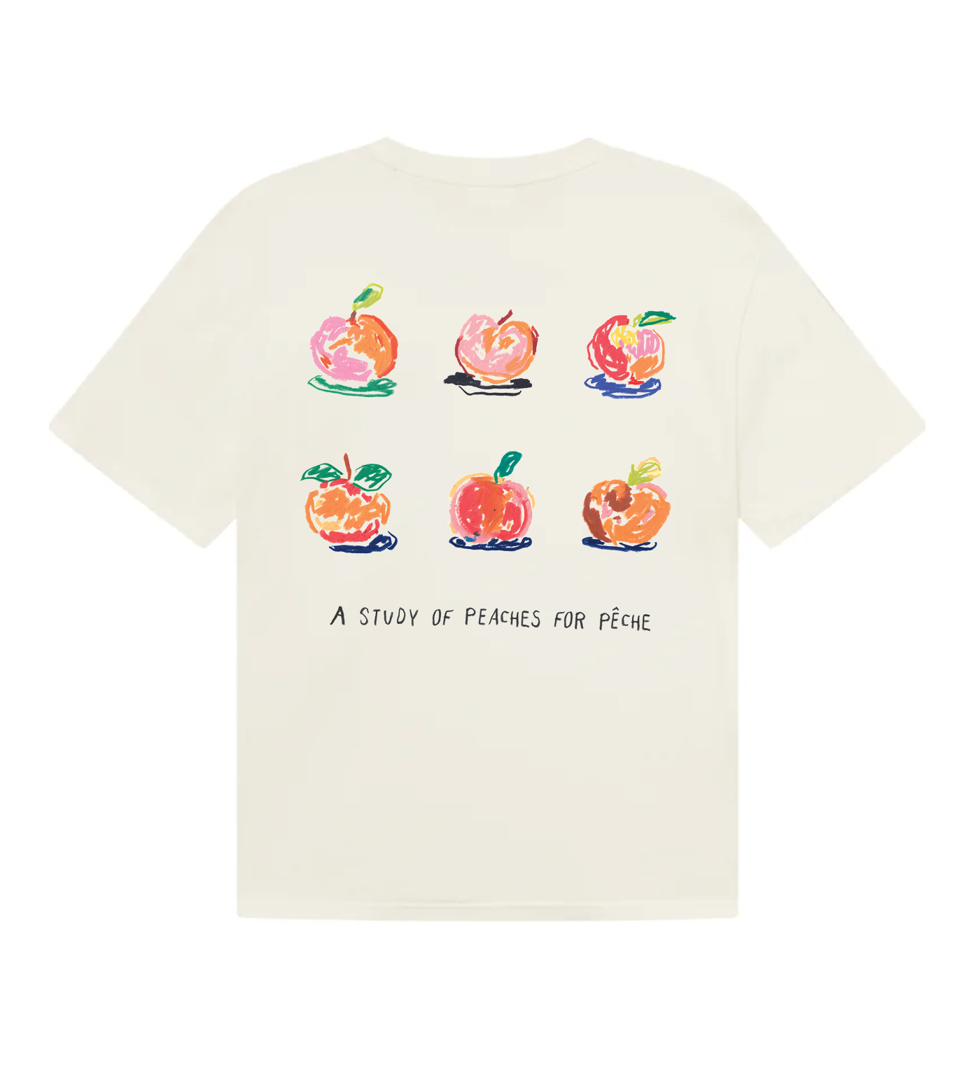 “A study of peaches for Pêche” T-Shirt