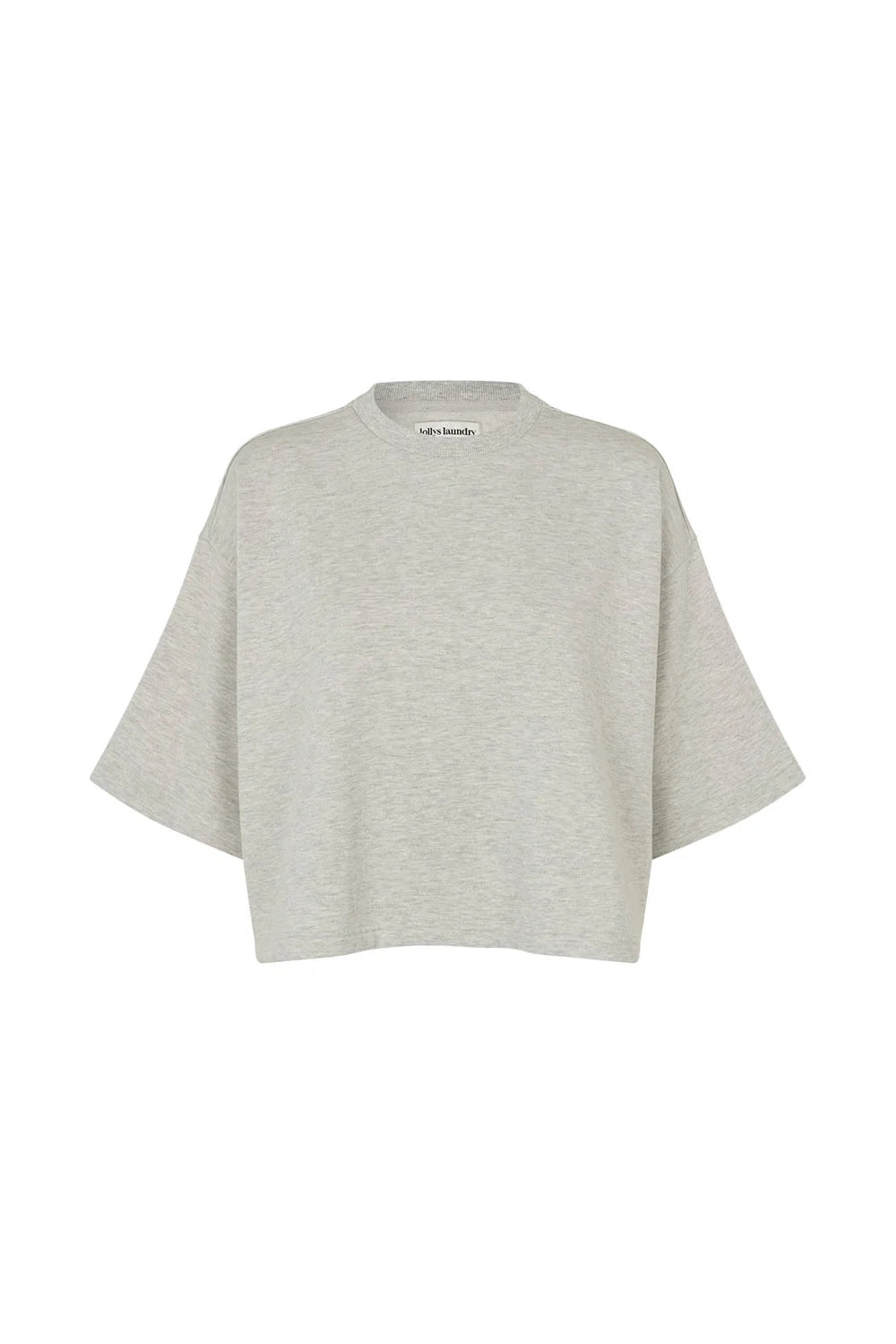 DANLL boxy sweatshirt LIGHT GREY MELANGE