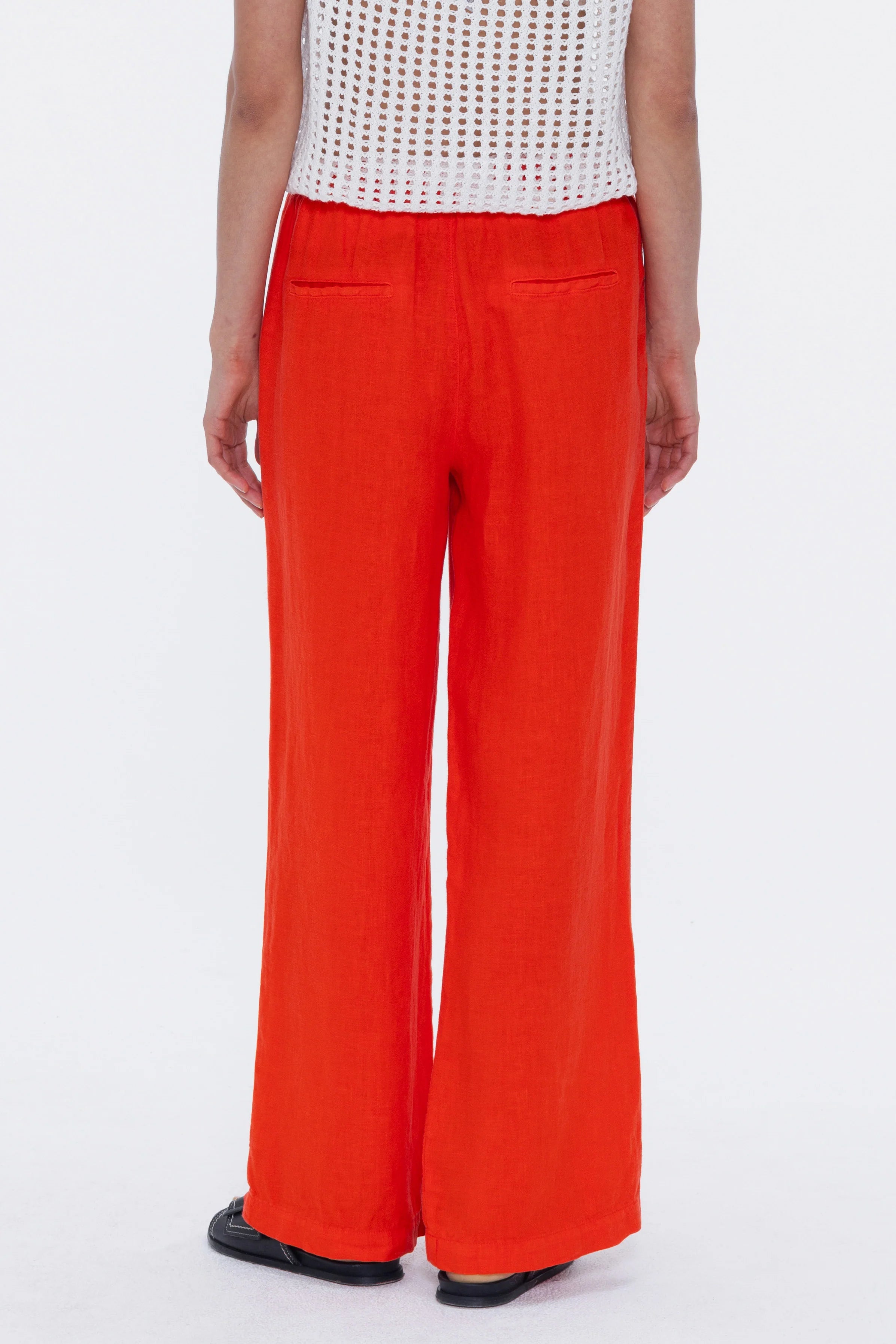 BLAZINGSTAR Linnen Pants RED