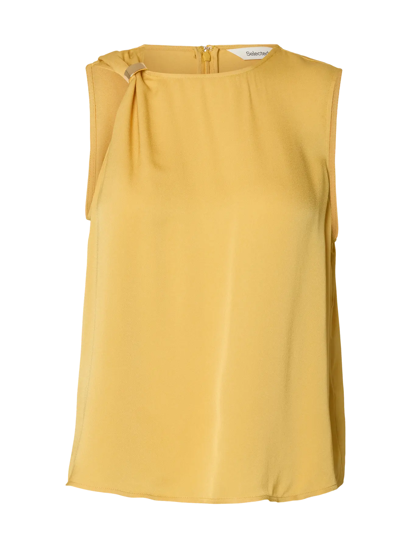 SLFLAURA SL TRIM TOP - OCHRE