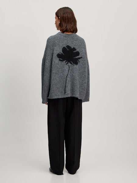 OVERSIZE ULVA Jumper Flower