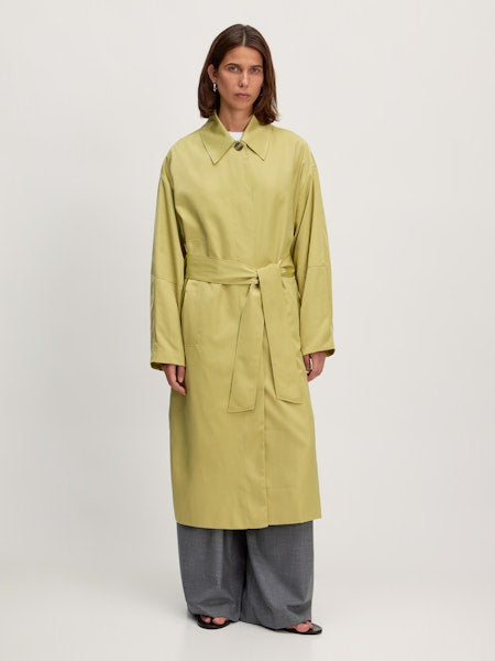 SABETH Coat Leek Green