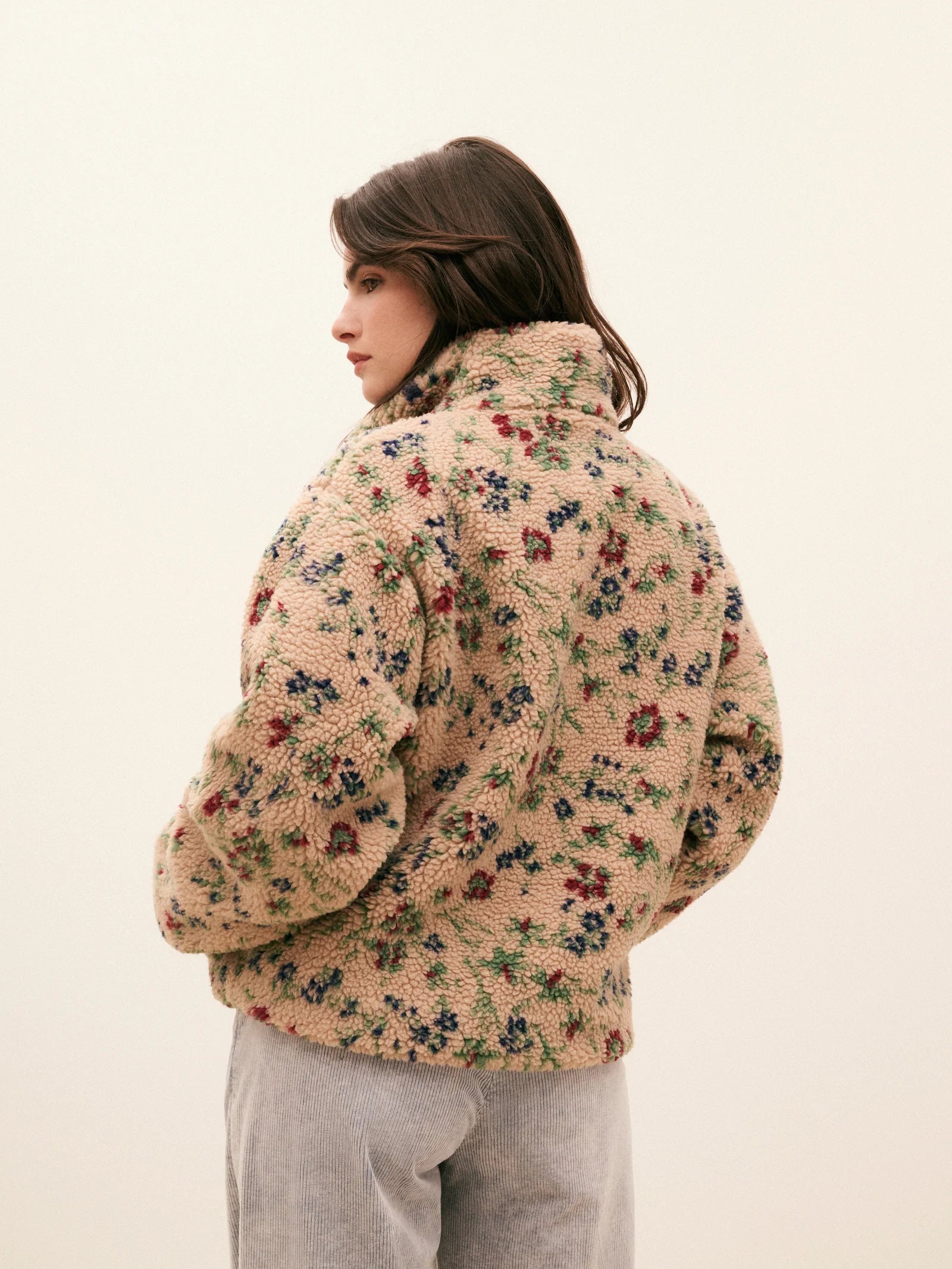 ESTHER Teddy Jacket Vintage flower