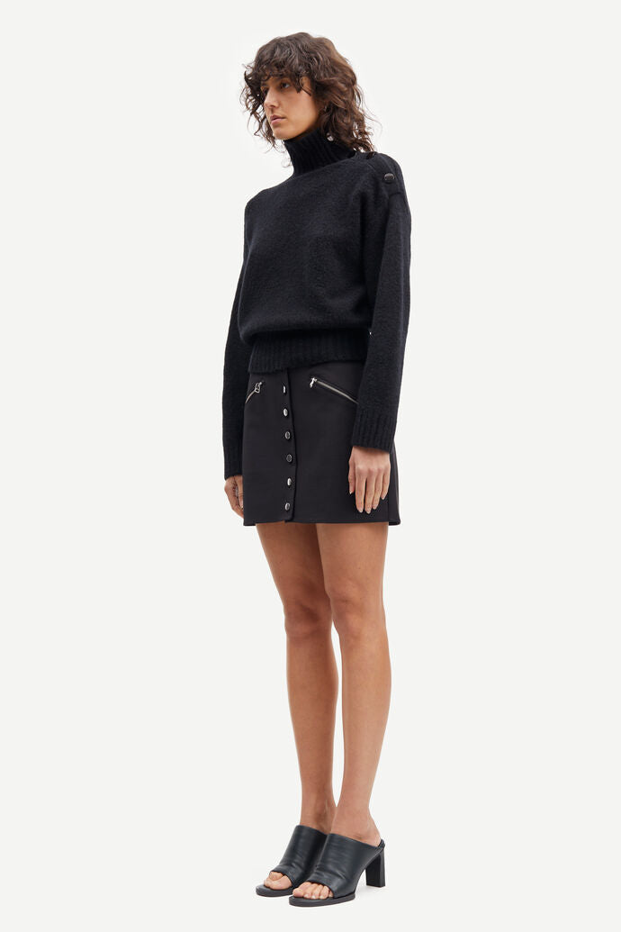 MANDIE mock neck