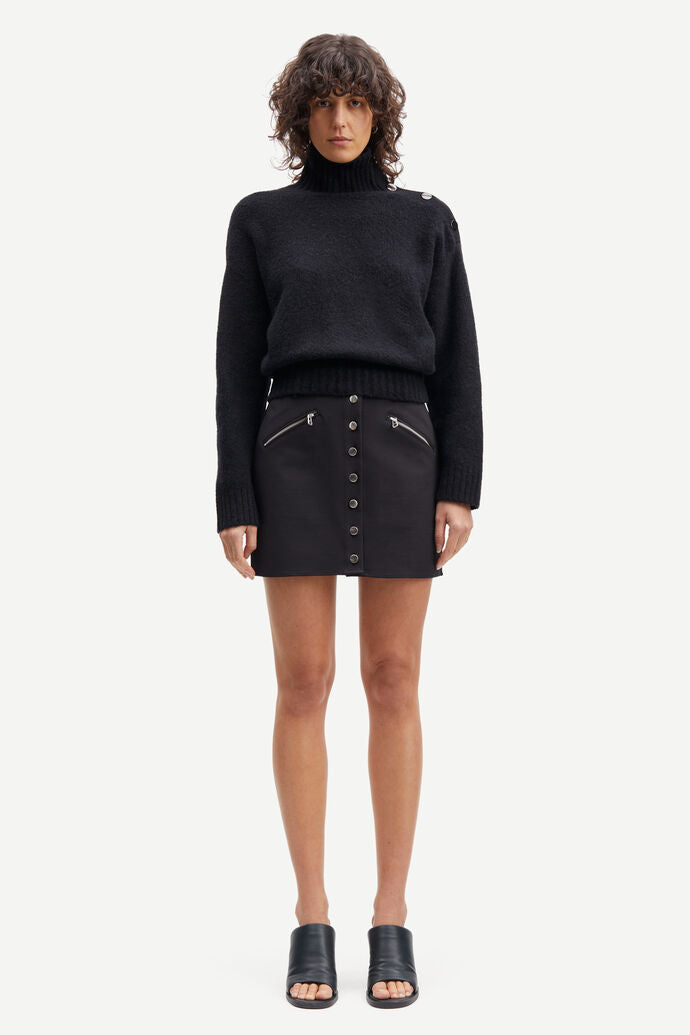 MANDIE mock neck