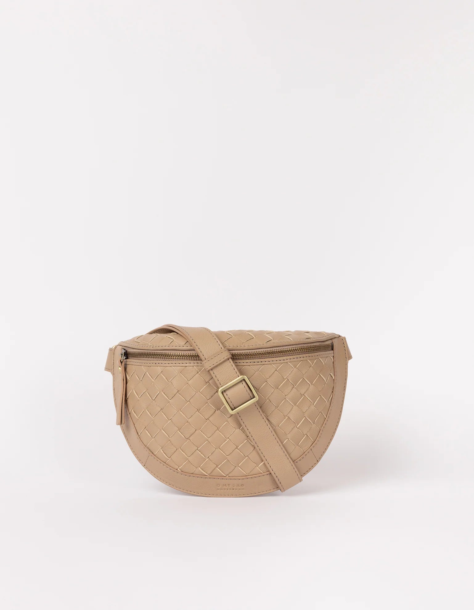 RAY Bumbag Sand woven soft grain leather