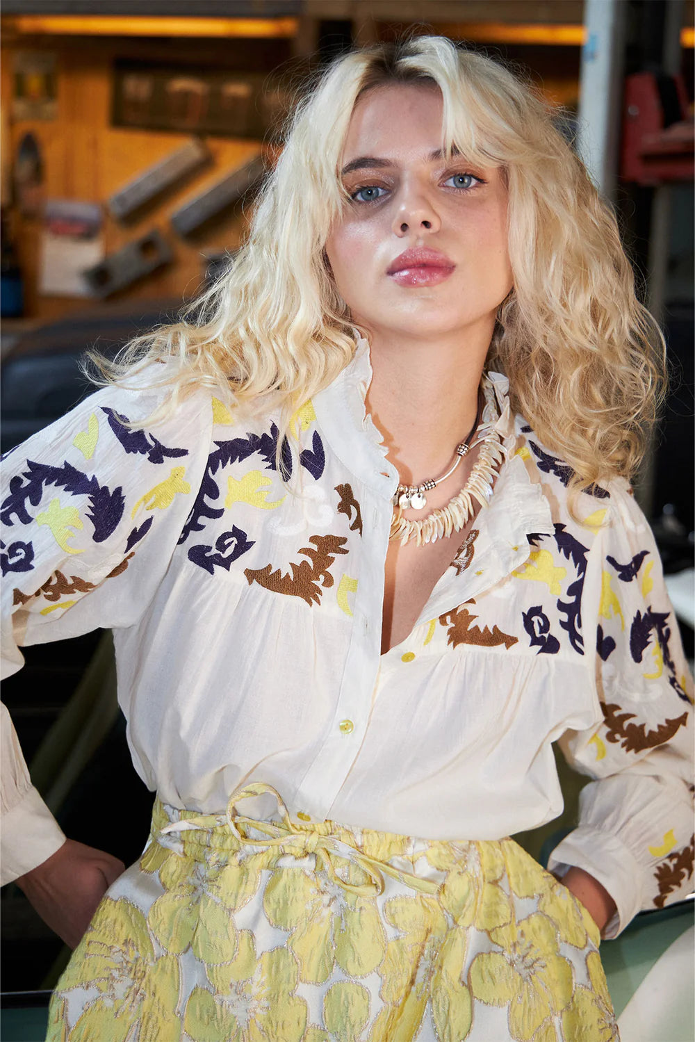 FENGA Shirt LS White