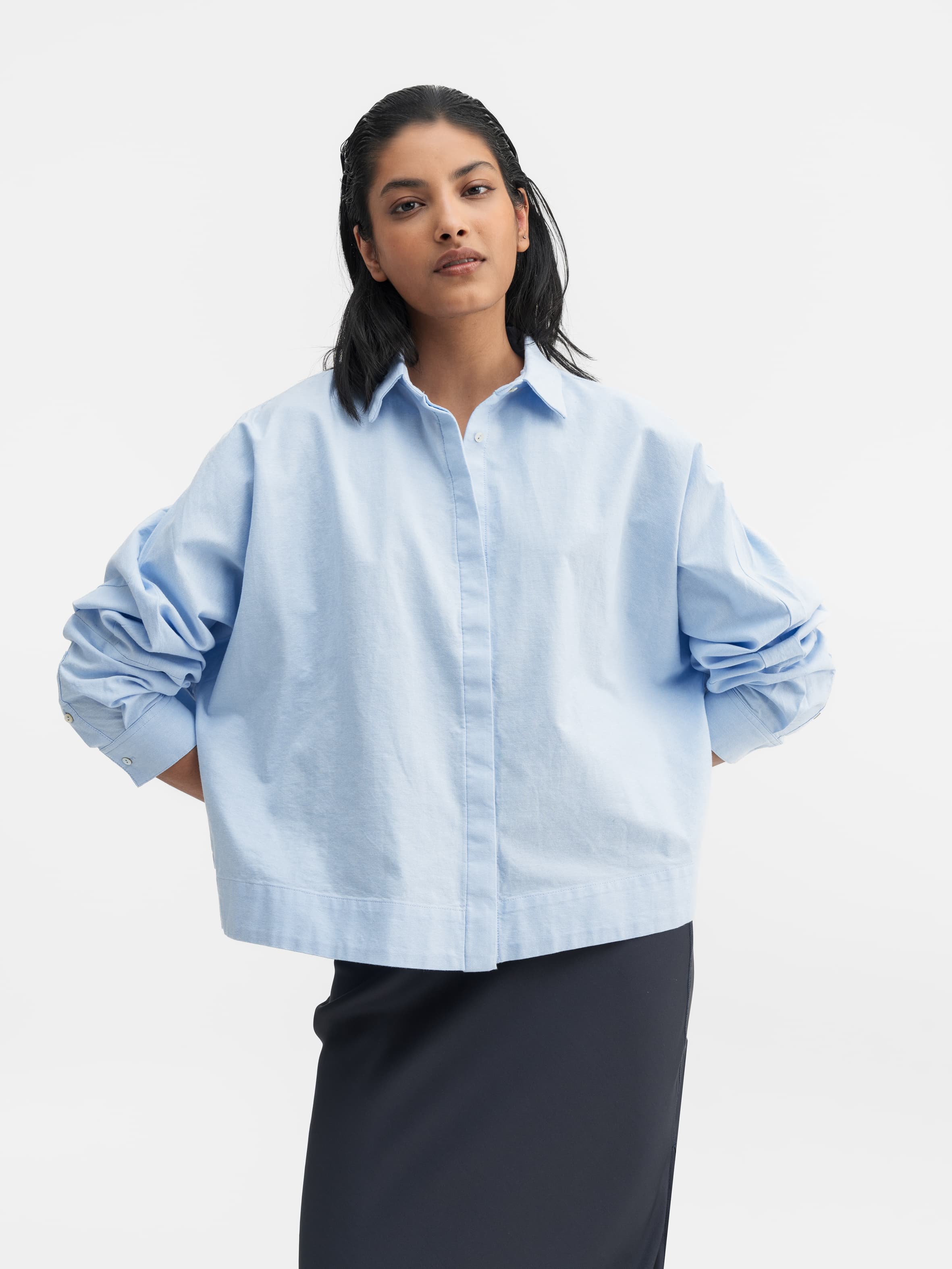 GIGI Oxford Shirt LIGHT BLUE