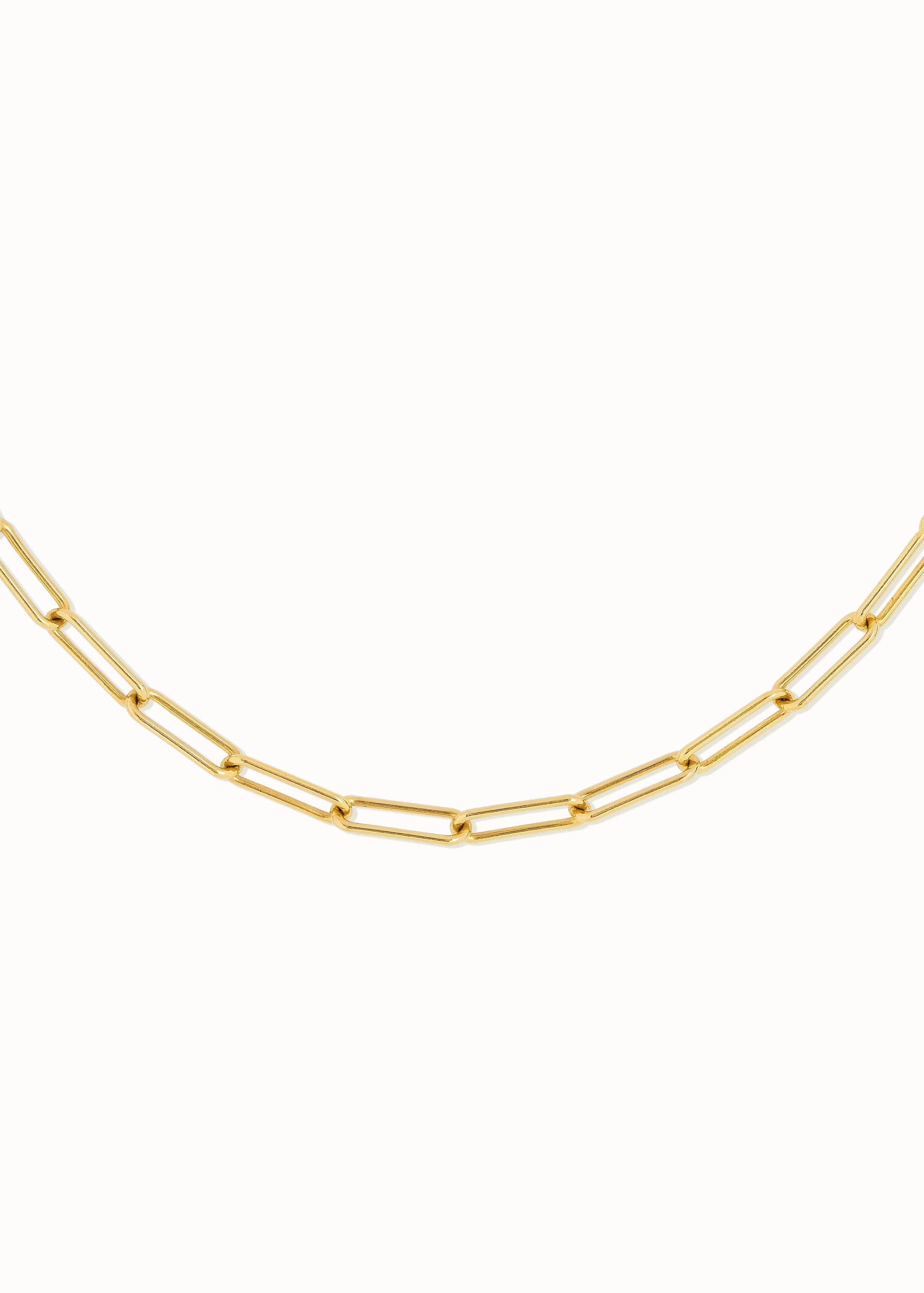 SQUARE chain necklace GP