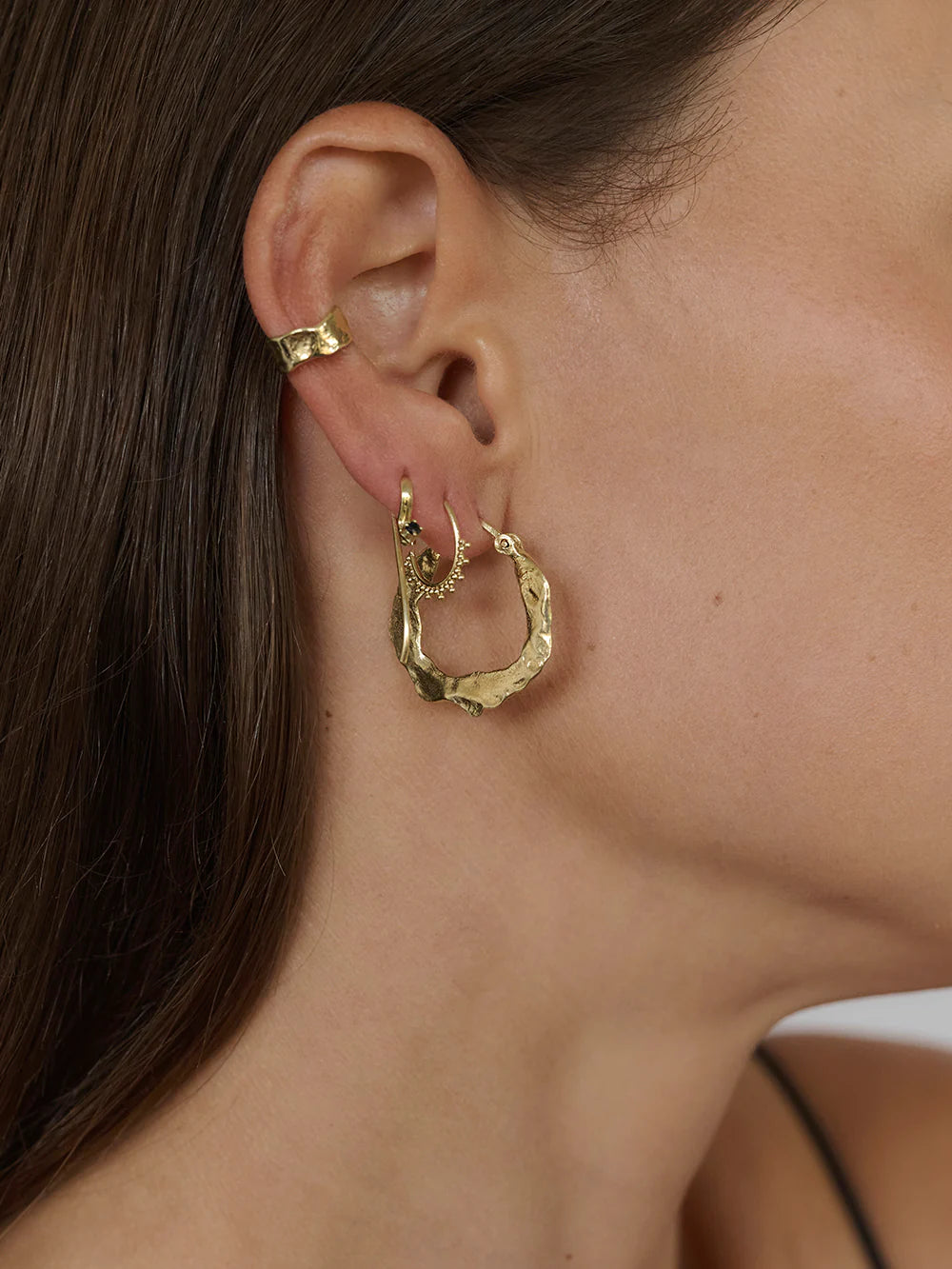 GOLDEN BROWN Earring GP