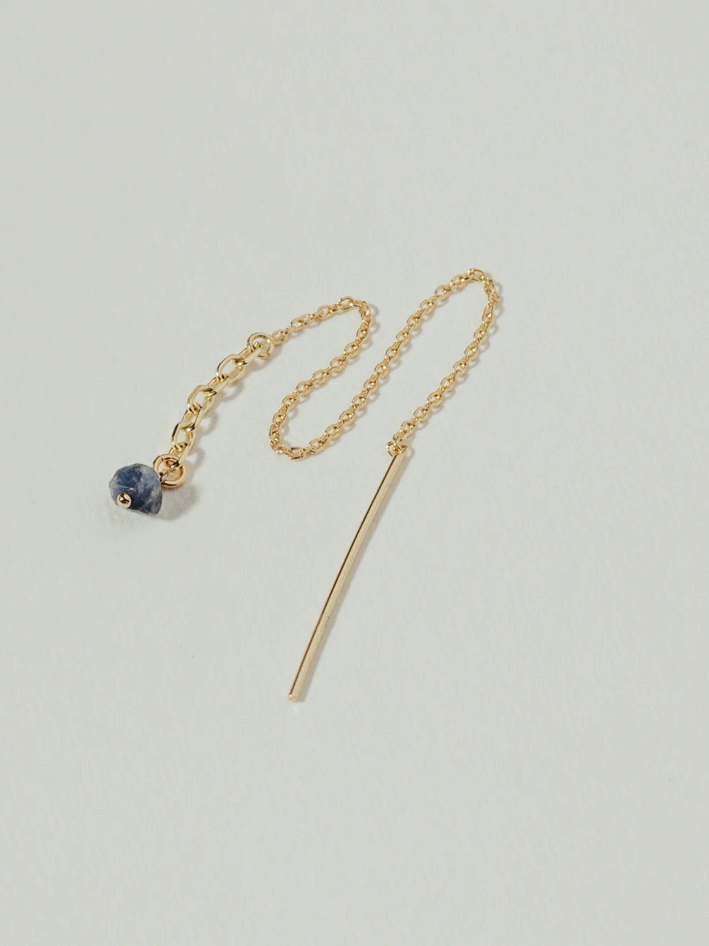 INDIGO earring SAPPHIRE GP 14K