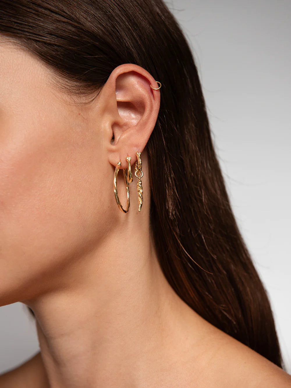 BREEZE earring GP 14K