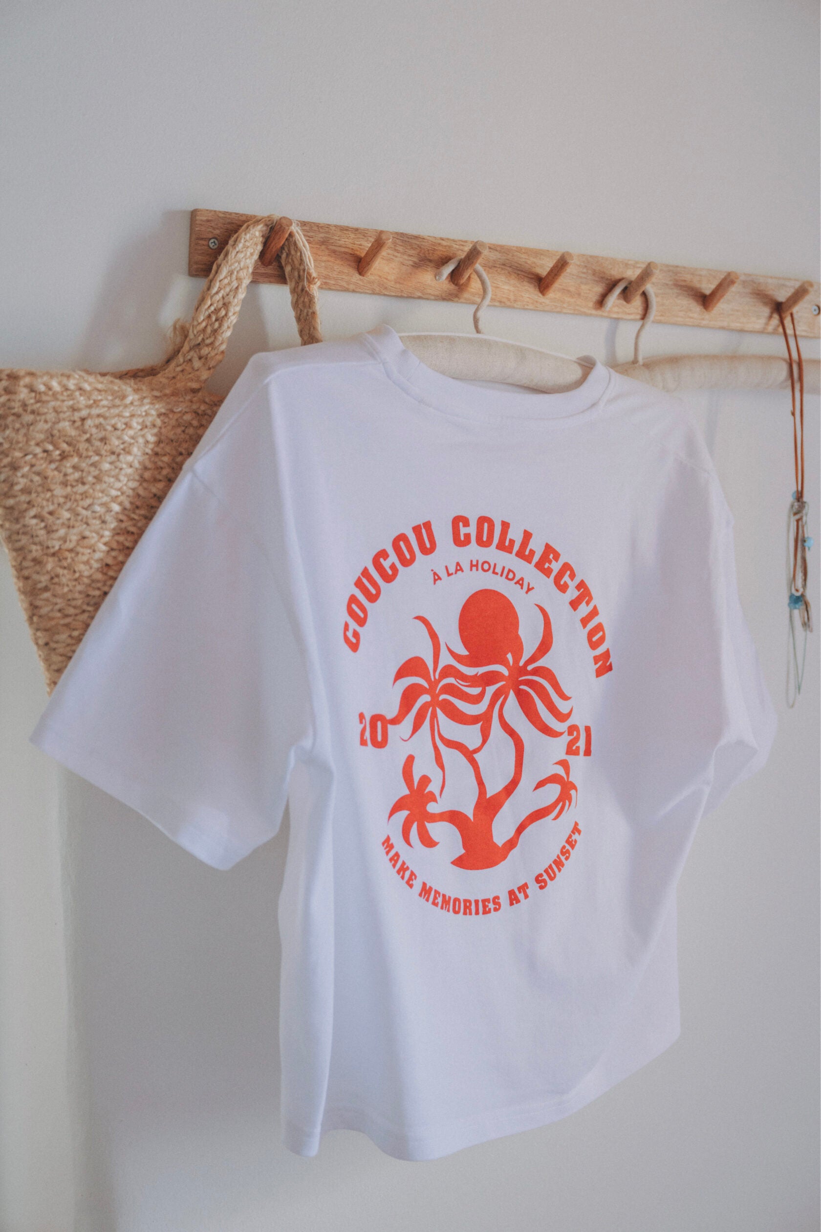 FLORE t-shirt RED HOLIDAY