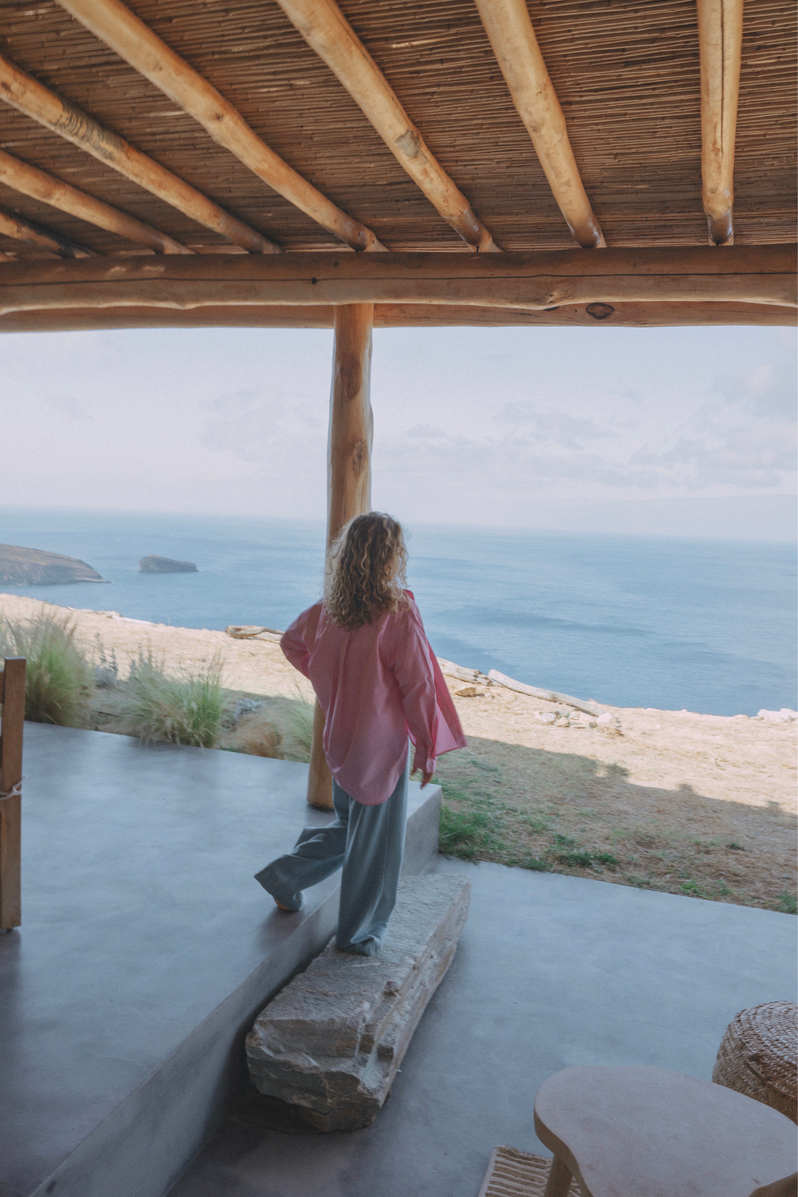 MOON Shirt red stripes/bordeaux