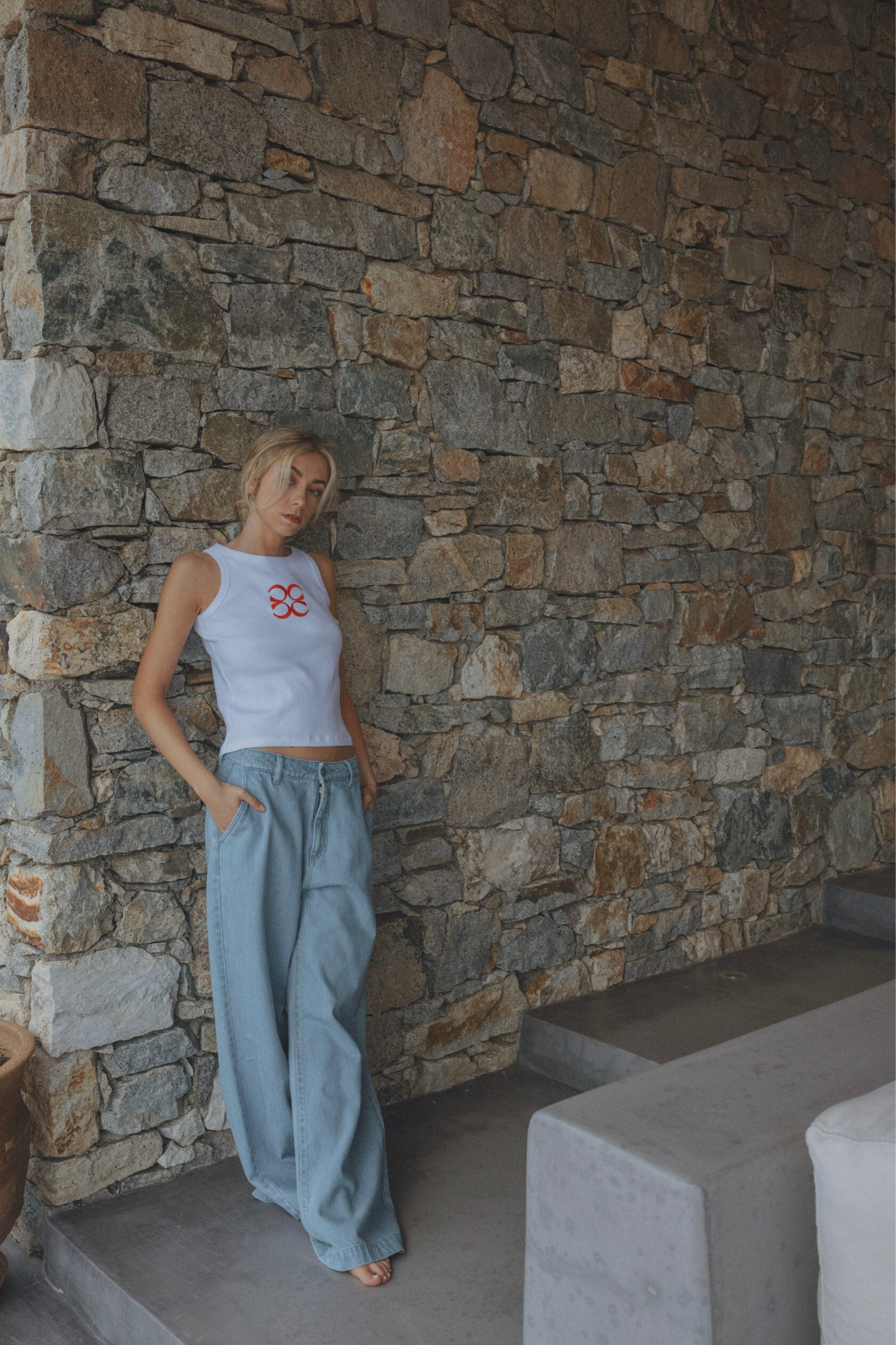 BALI Tanktop RED LOGO