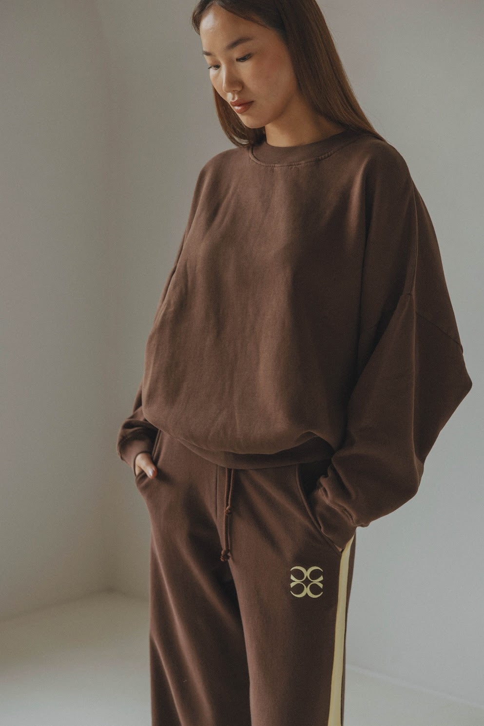 NEGRONI Pants - Brown with yellow