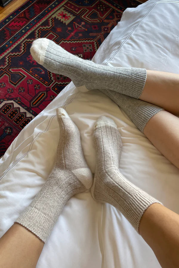 Cashmere Socks GREY MELANGE