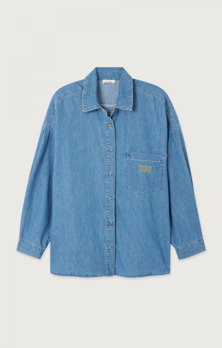 IZE06AH26 Denim Shirt Logo