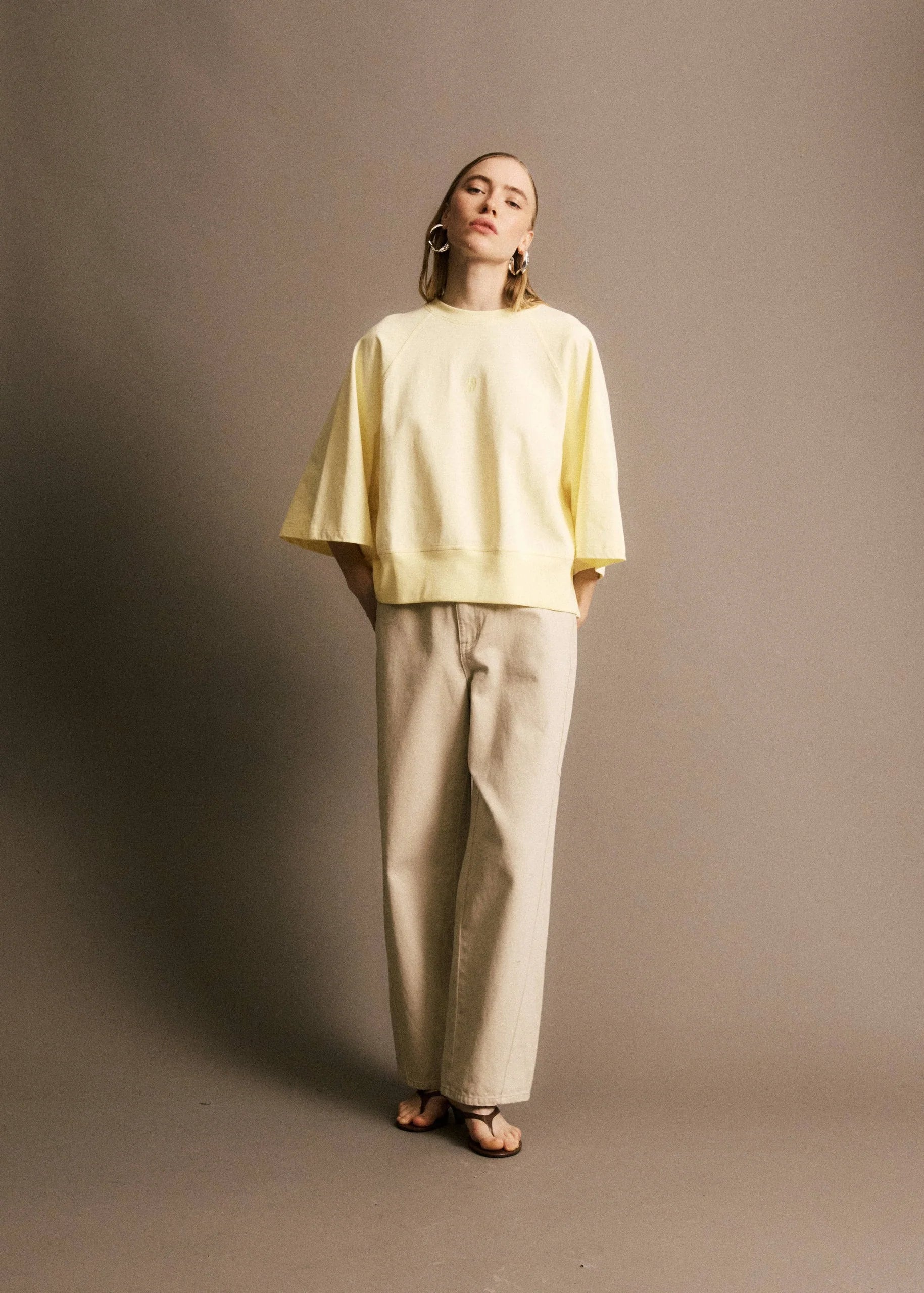 OSCAR T-shirt PALE YELLOW