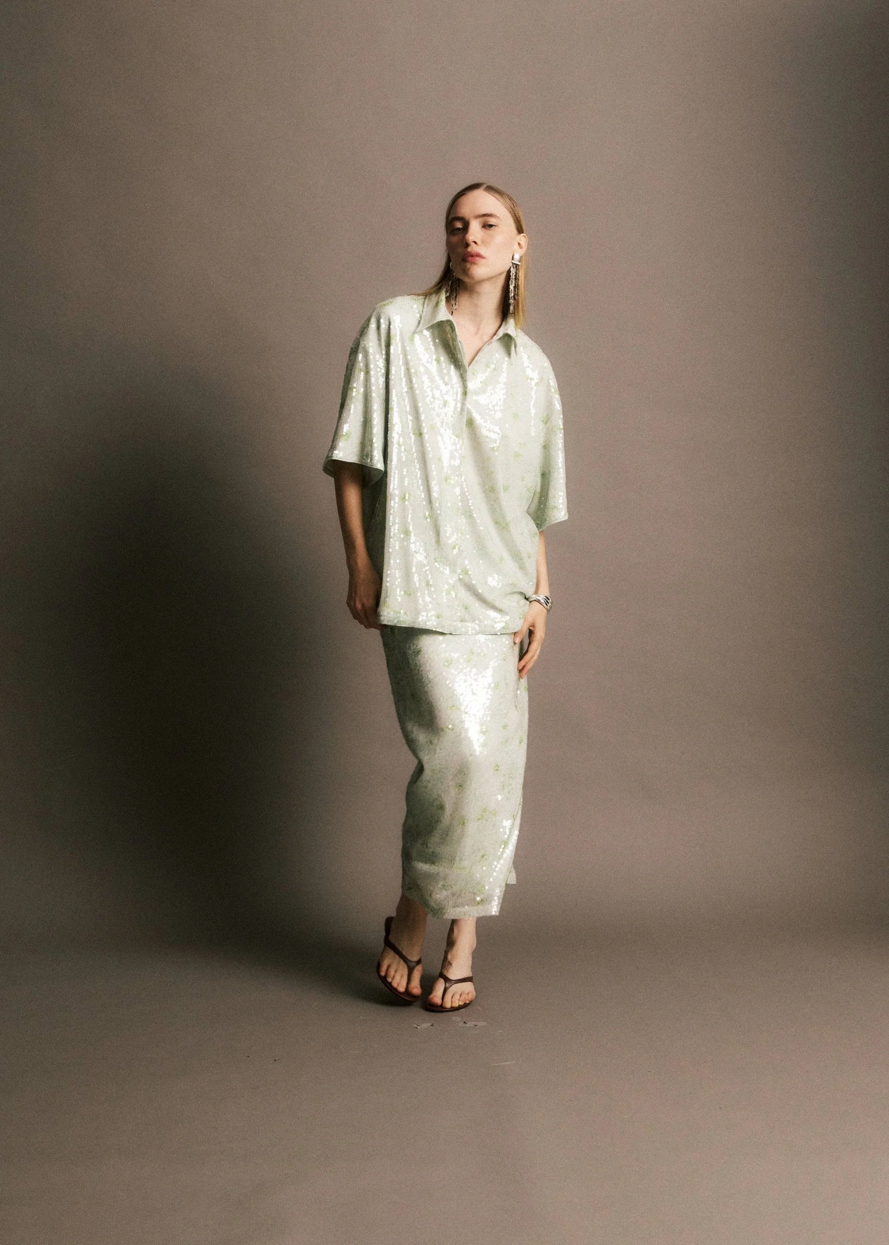 SWAN skirt GREEN
