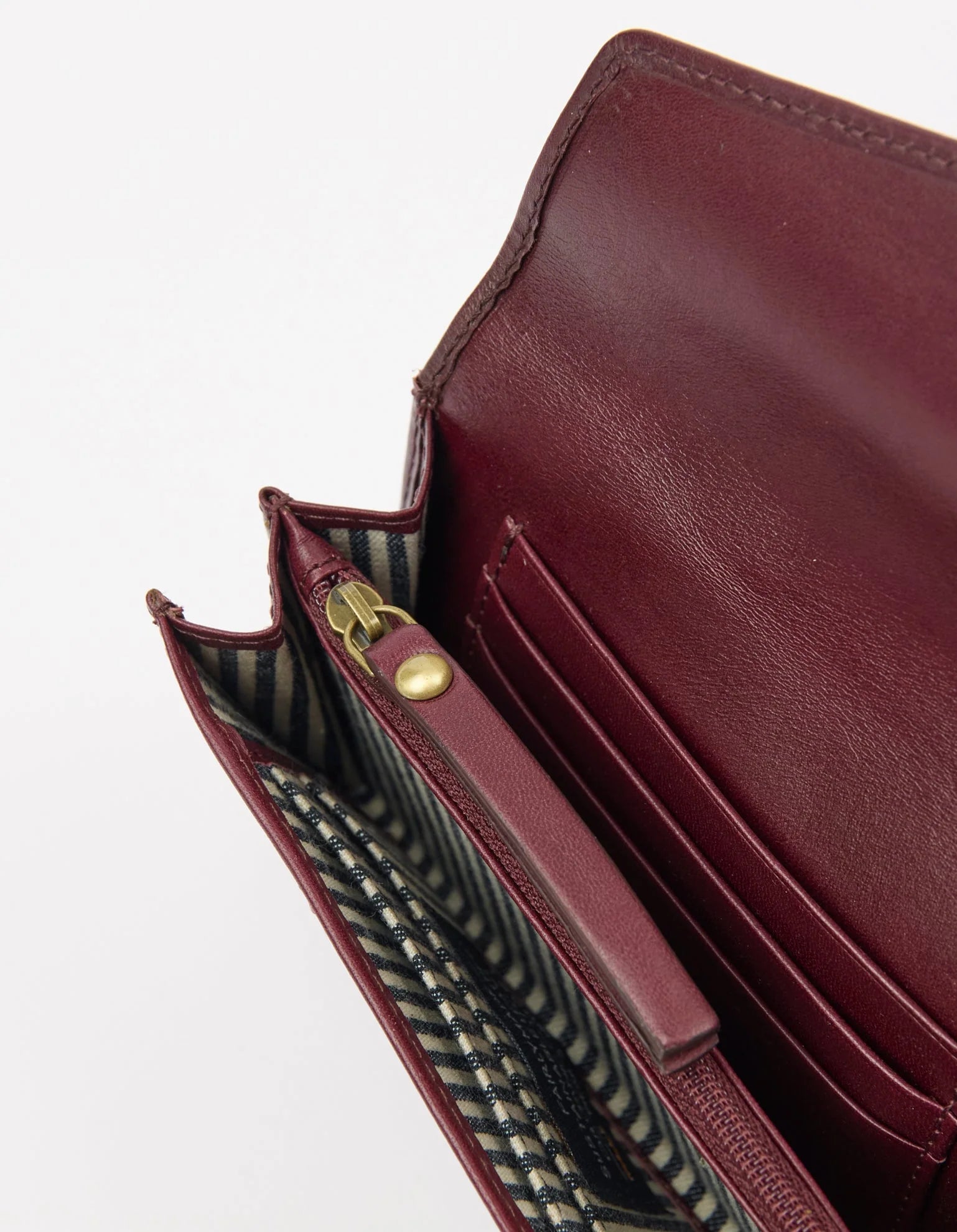 JO'S Purse - Dark Cherry Classic Leather