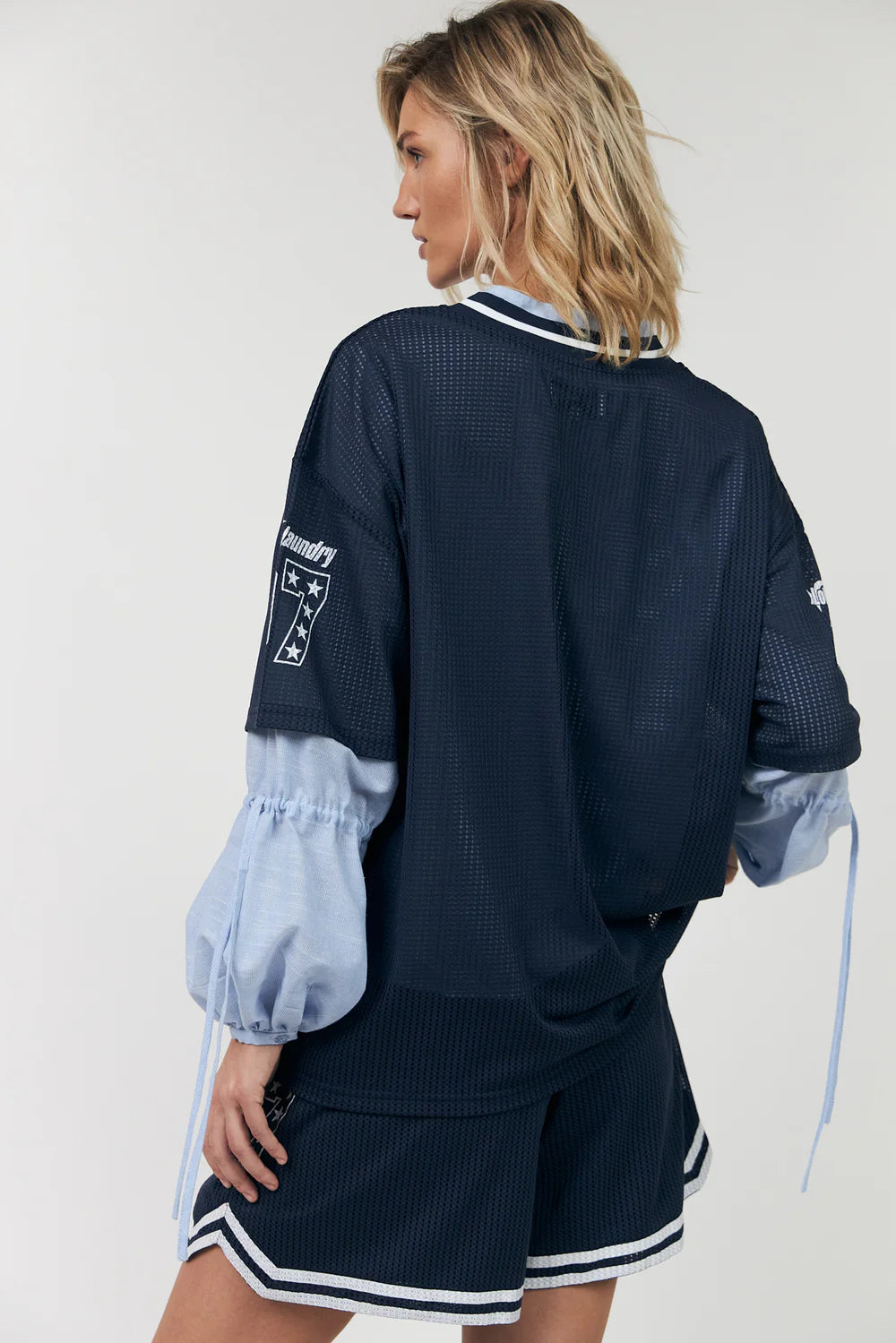 KAMILLA sports tee DARK BLUE