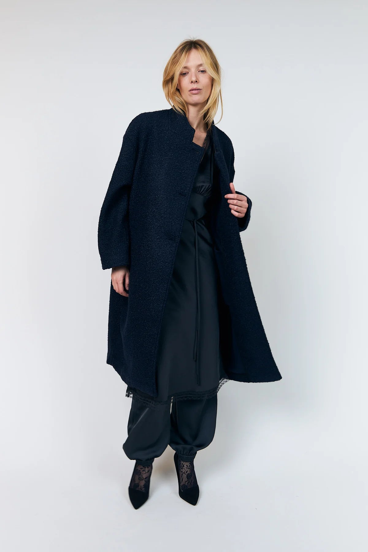 KAYALL Coat - Dark navy