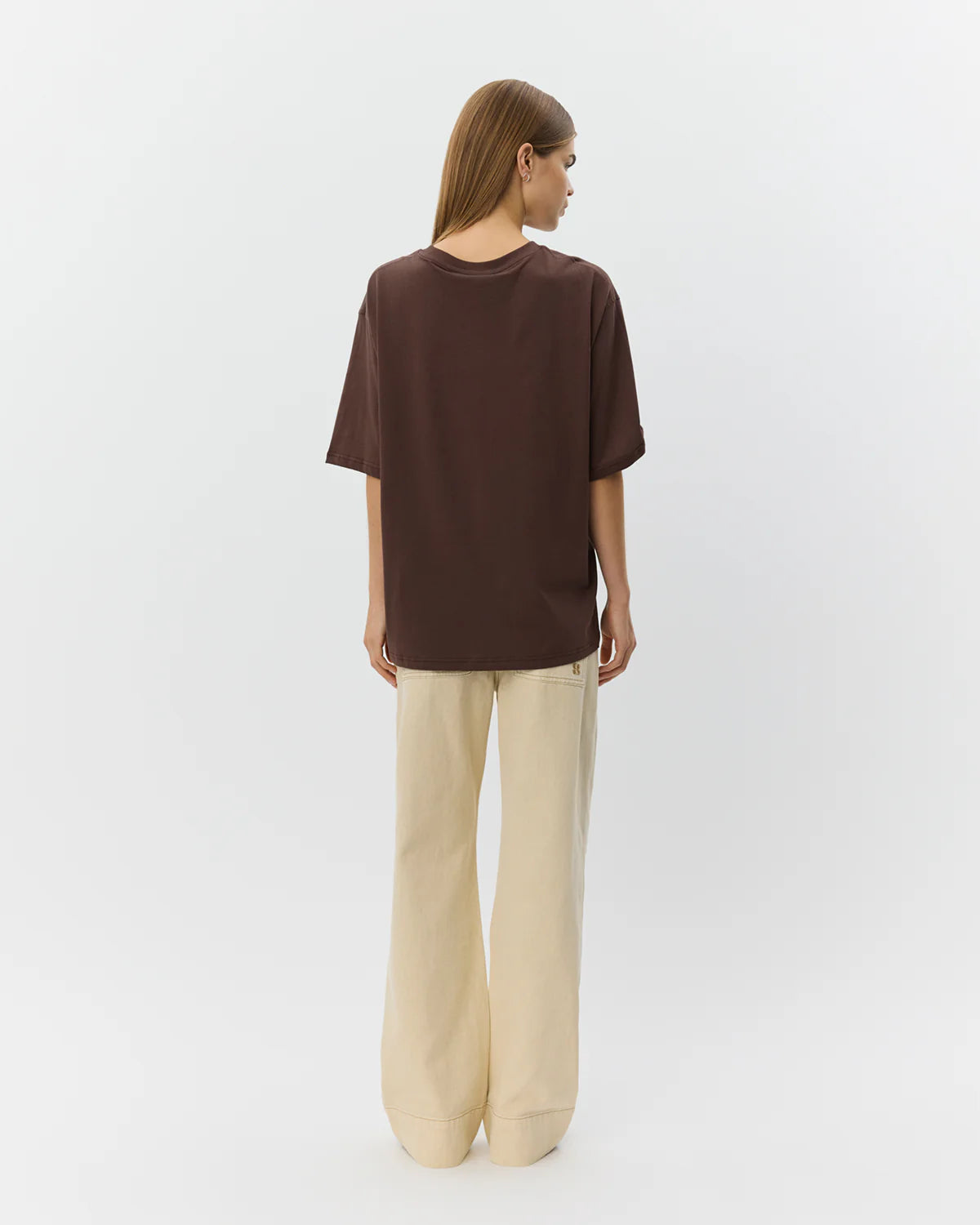 MAESW Oversize T-shirt DARK BROWN