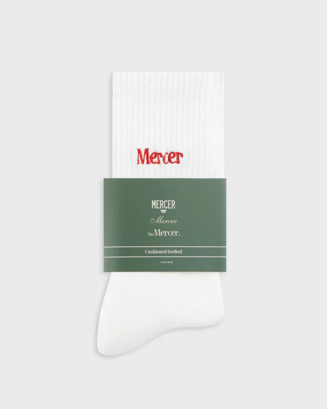 THE MERCER Socks White/red