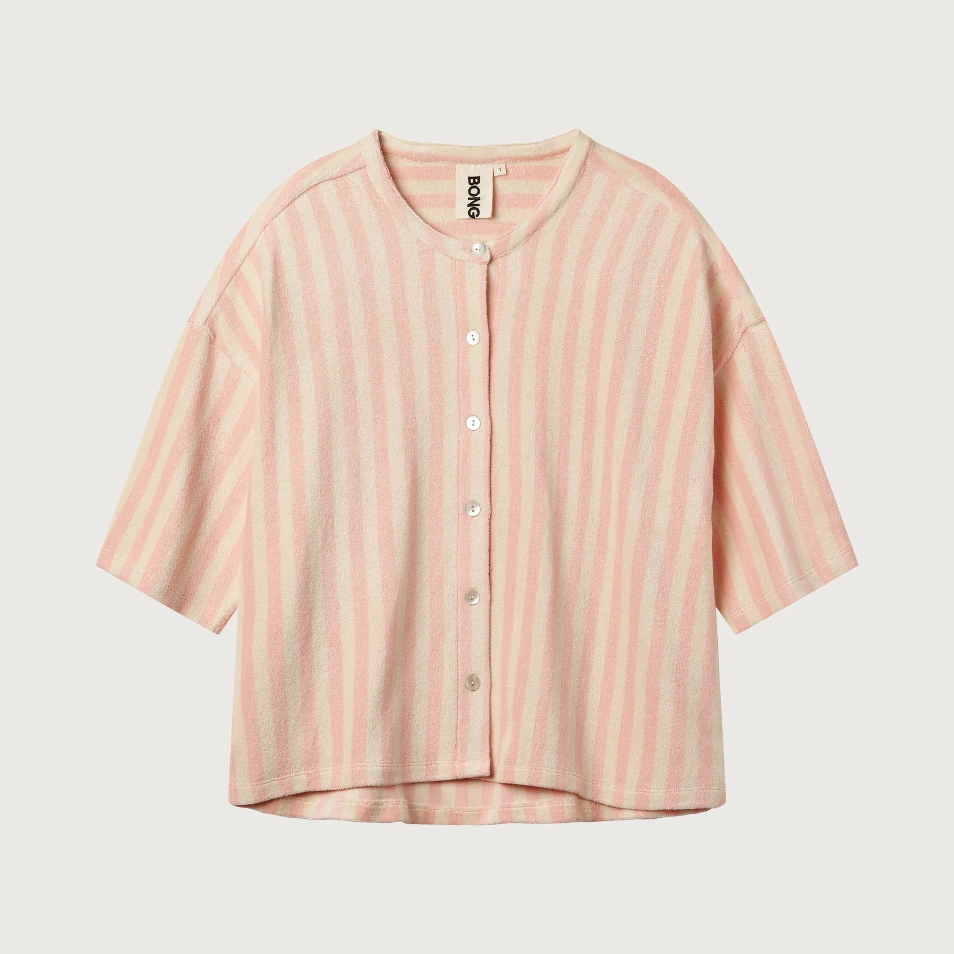 NARAM Oversized Shirt TROPICAL & CREME