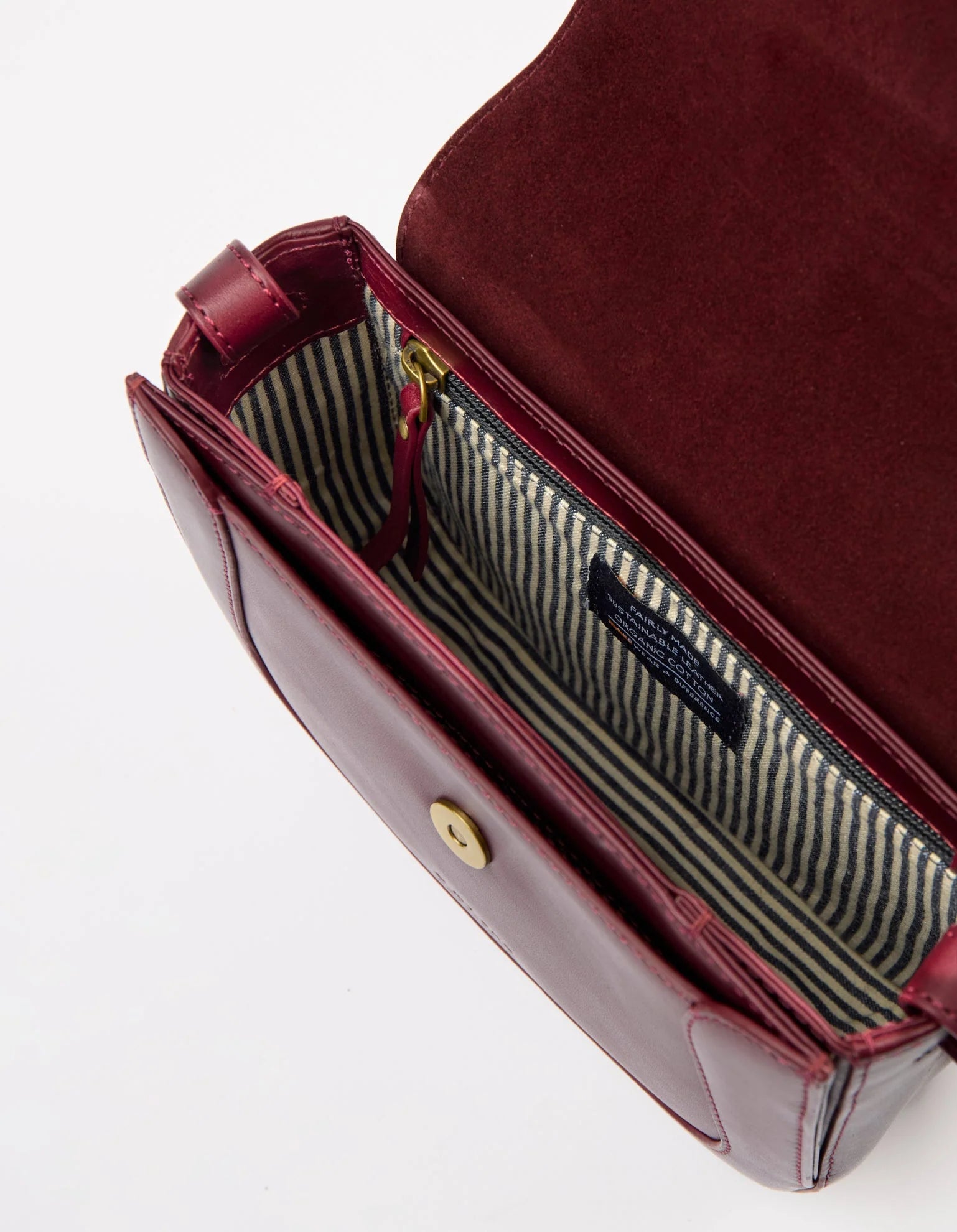 NINA Bag - Dark Cherry Classic Leather