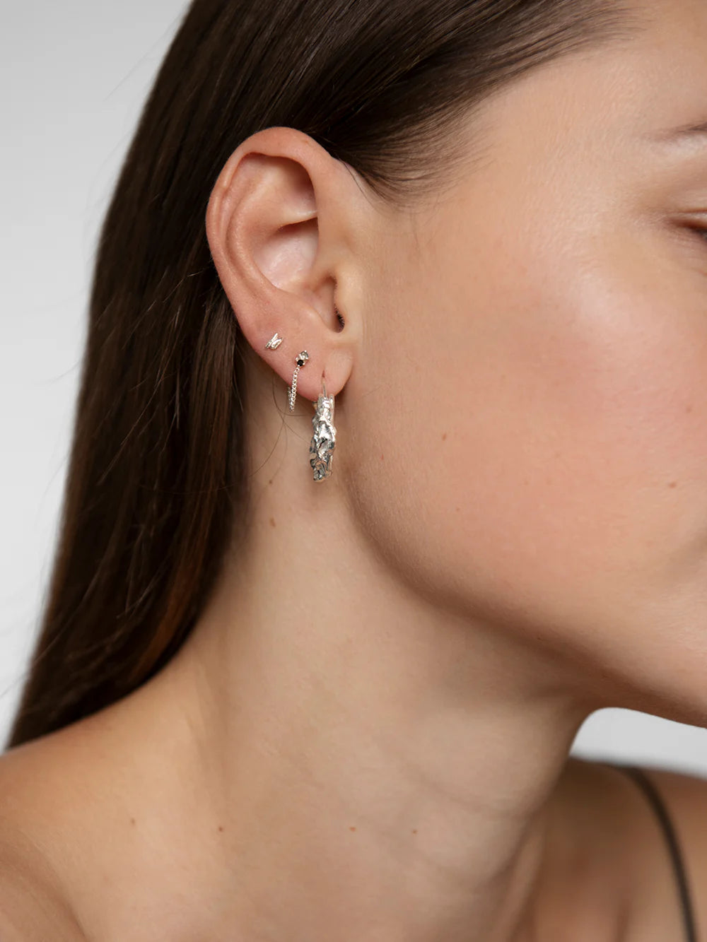 ONE TWO earring SILVER
