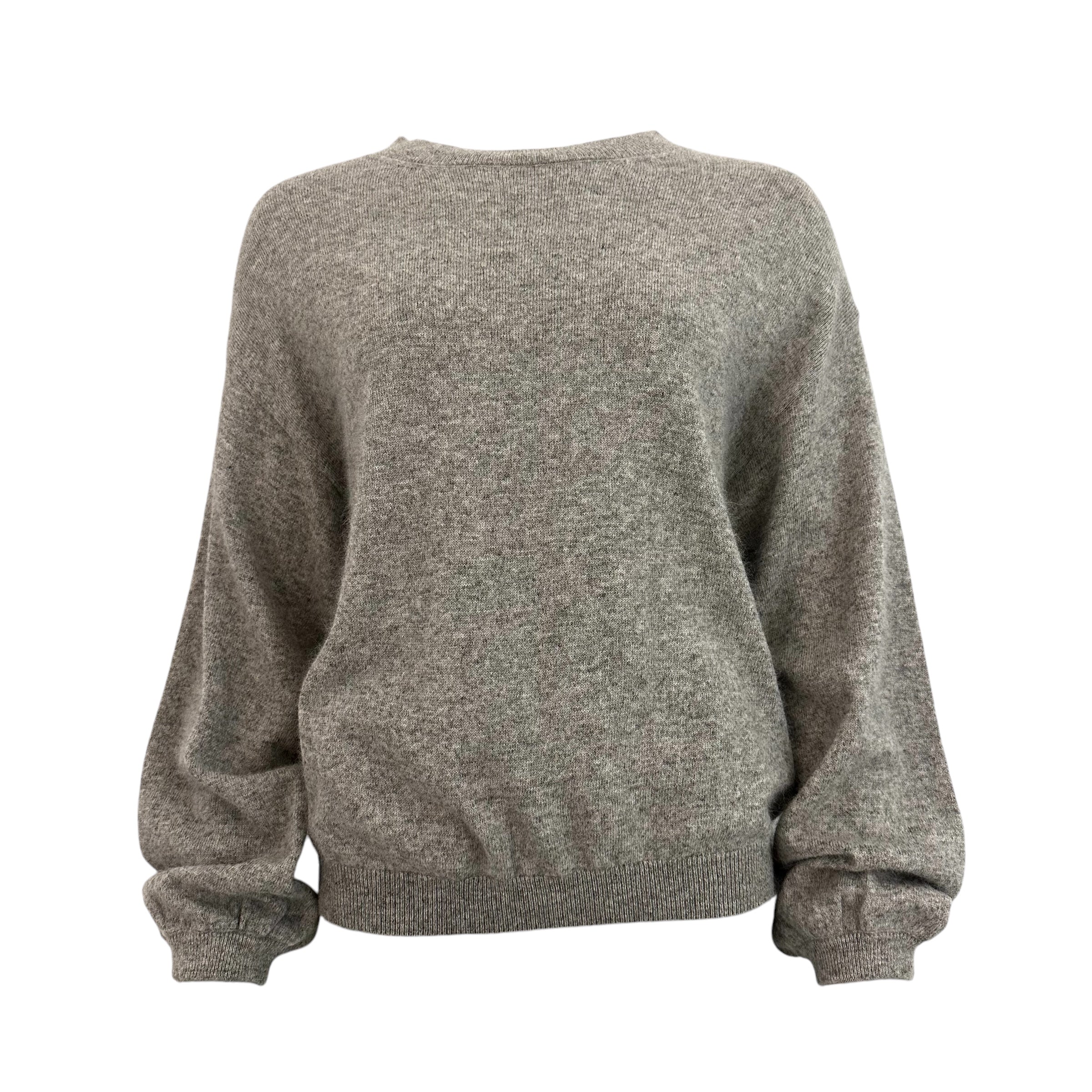 COLORADO 3/4 Puffed sleeves pull Pearl grey