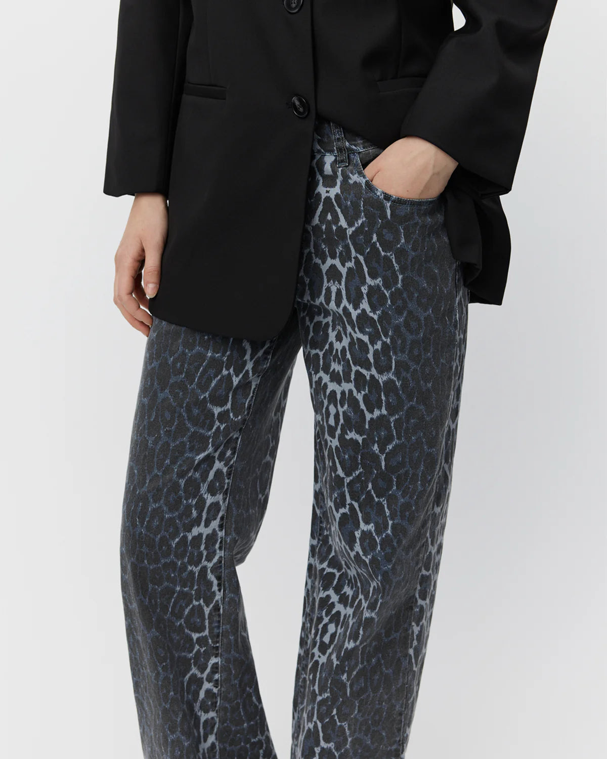 SIENNASW Leopard Jeans Blue