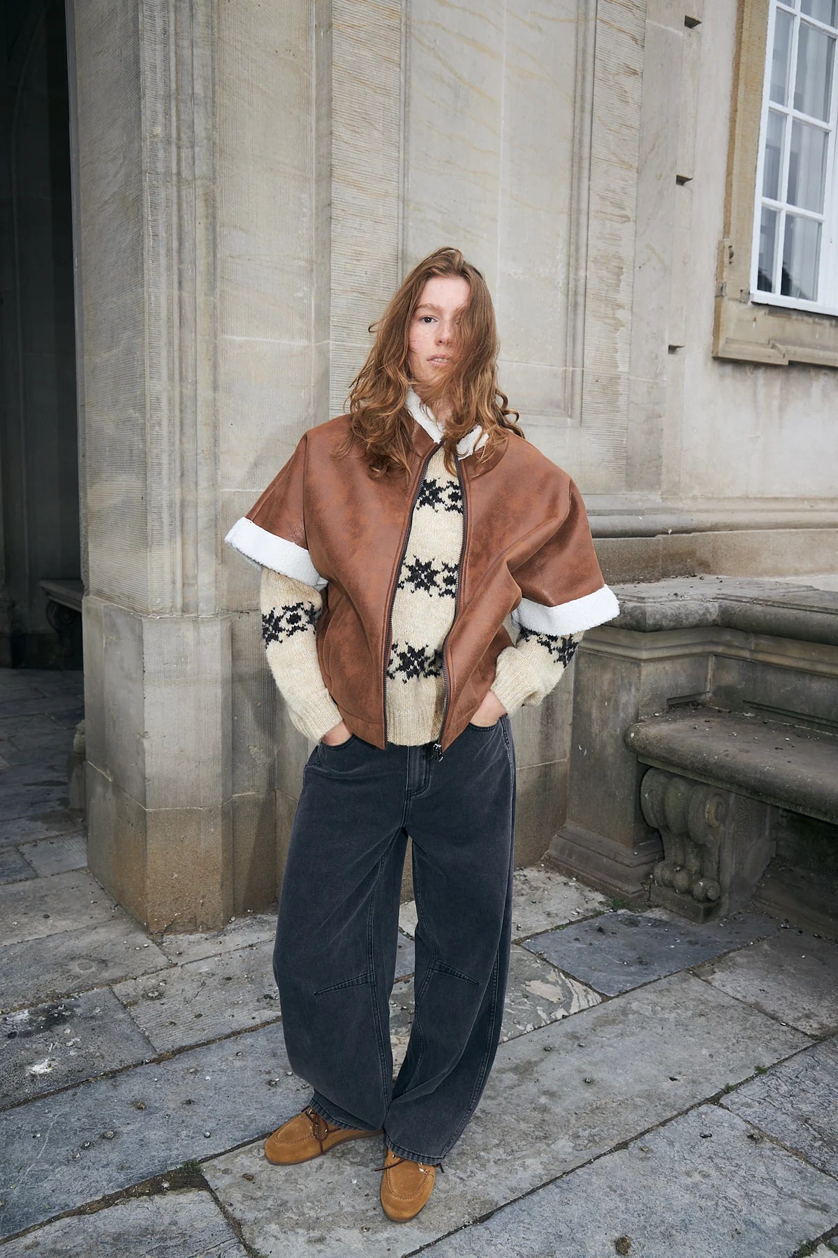 SAMALL Coat - Brown