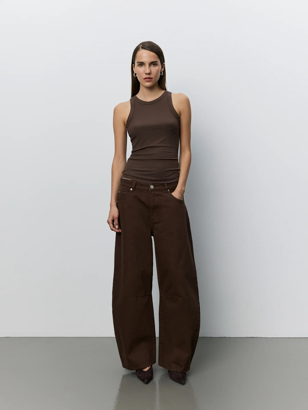 TOMARSW Trousers - Dark Brown