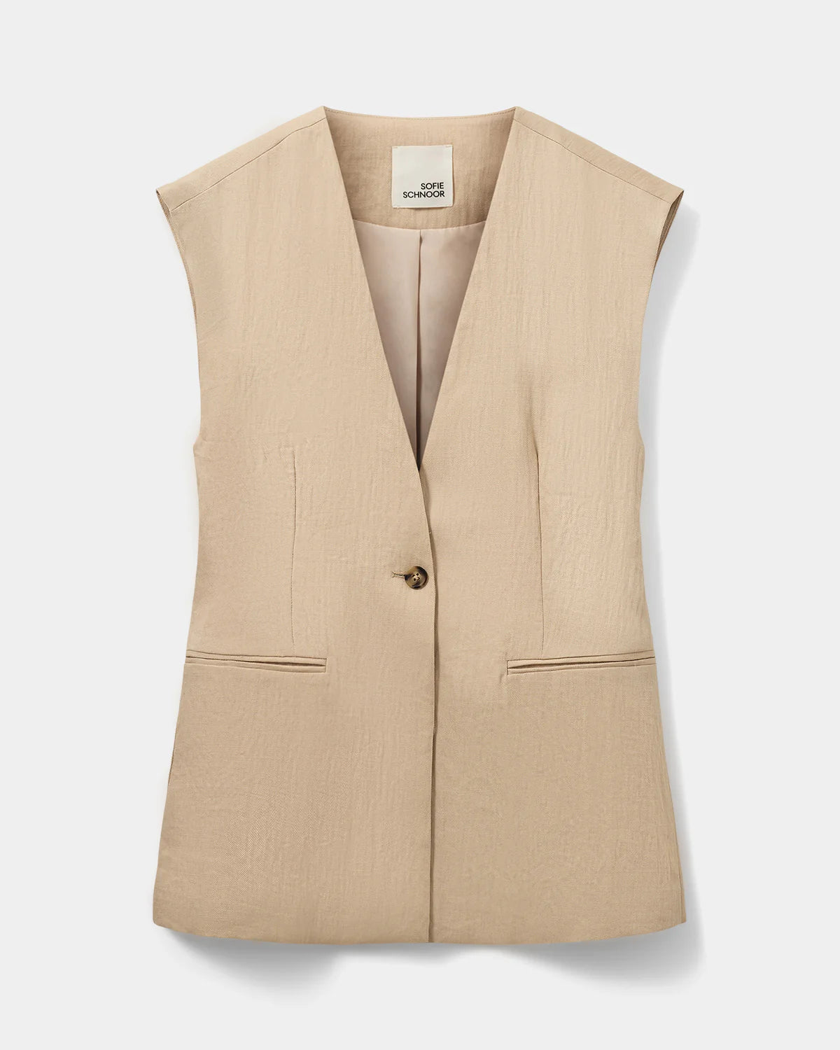 WALLISSW Vest Beige