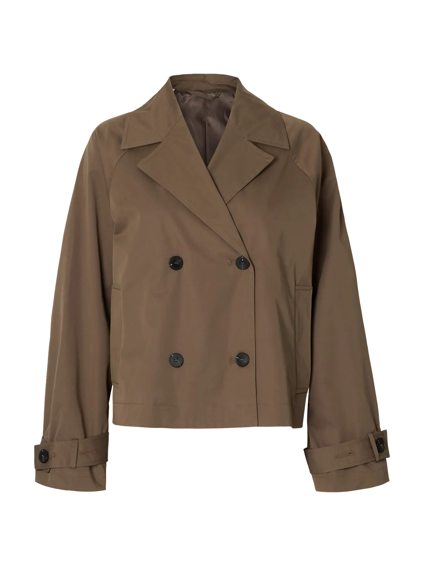 SLFNEW CILO short trenchcoat CHOCOLATE CHIP