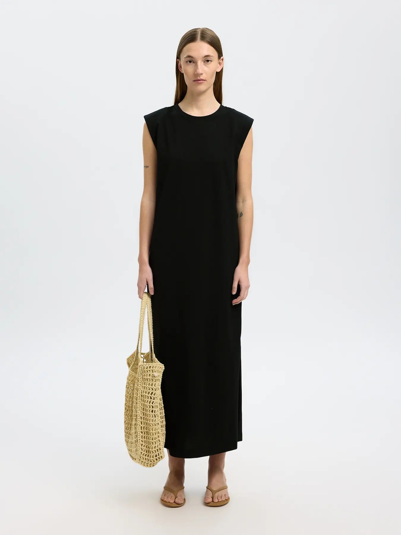 SLFHALLEY SL Ankle dress Black