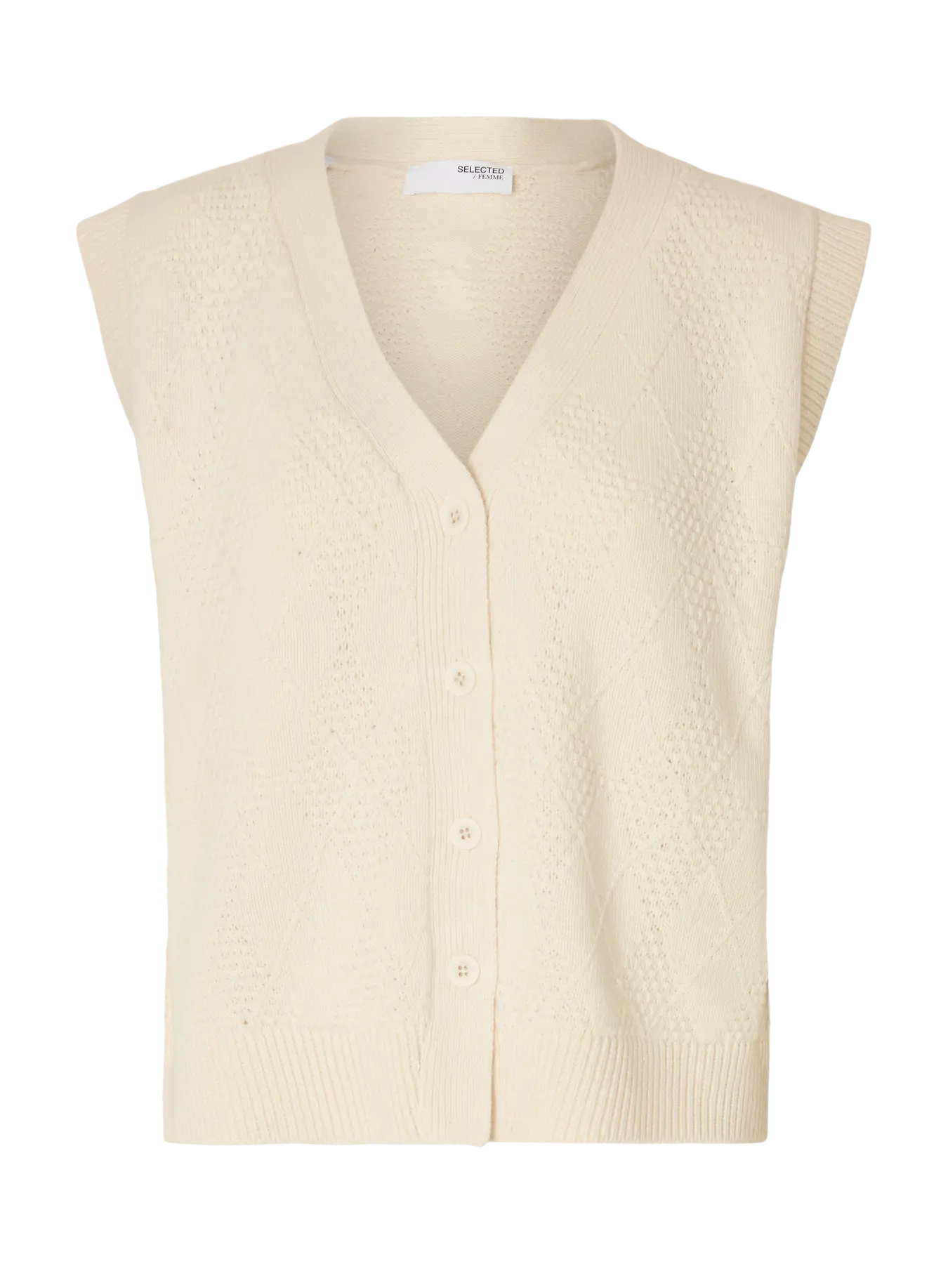 SLFEA Knit Button Vest