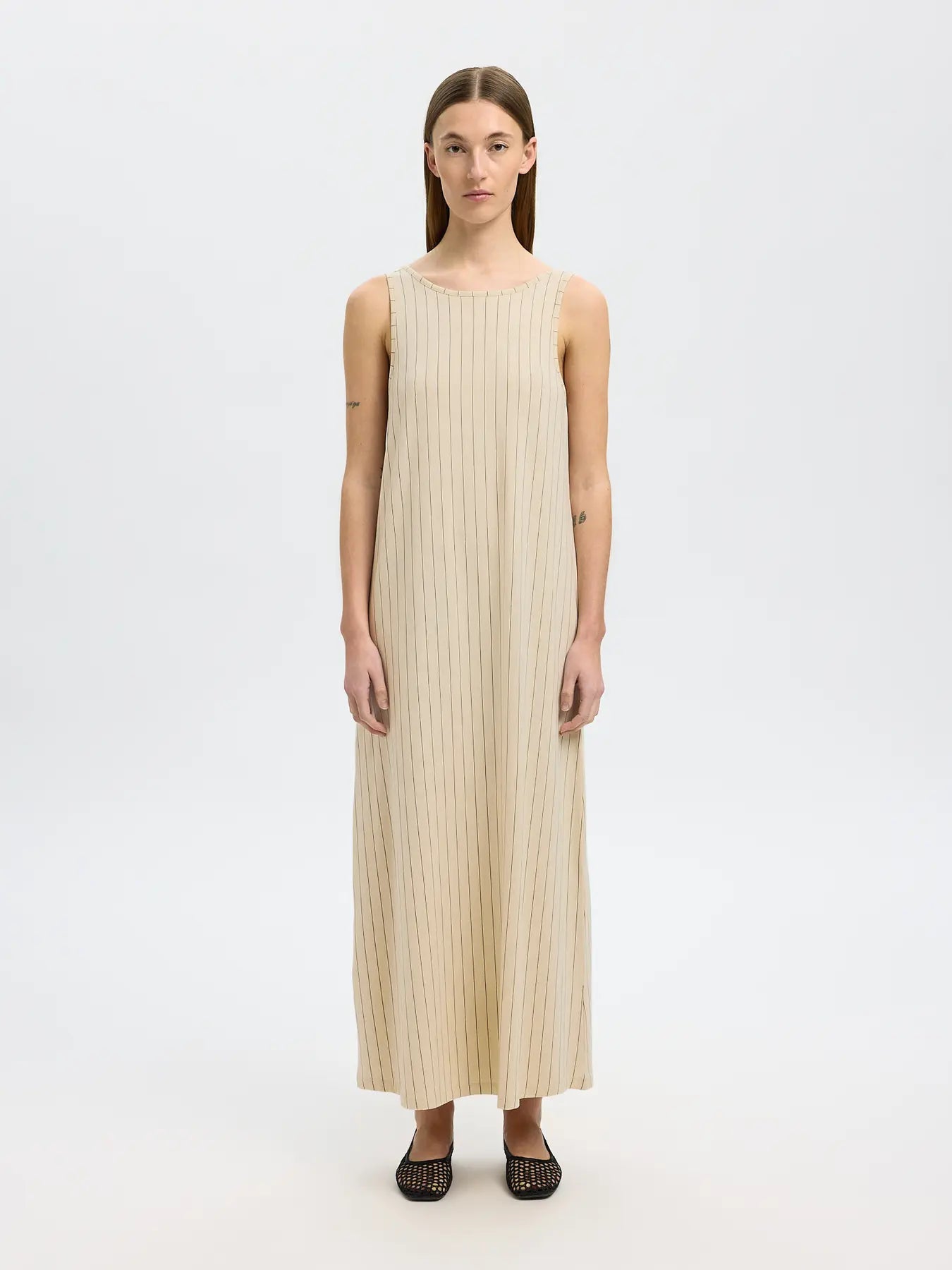 SLFANOLA SL Low back ankle dress Birch