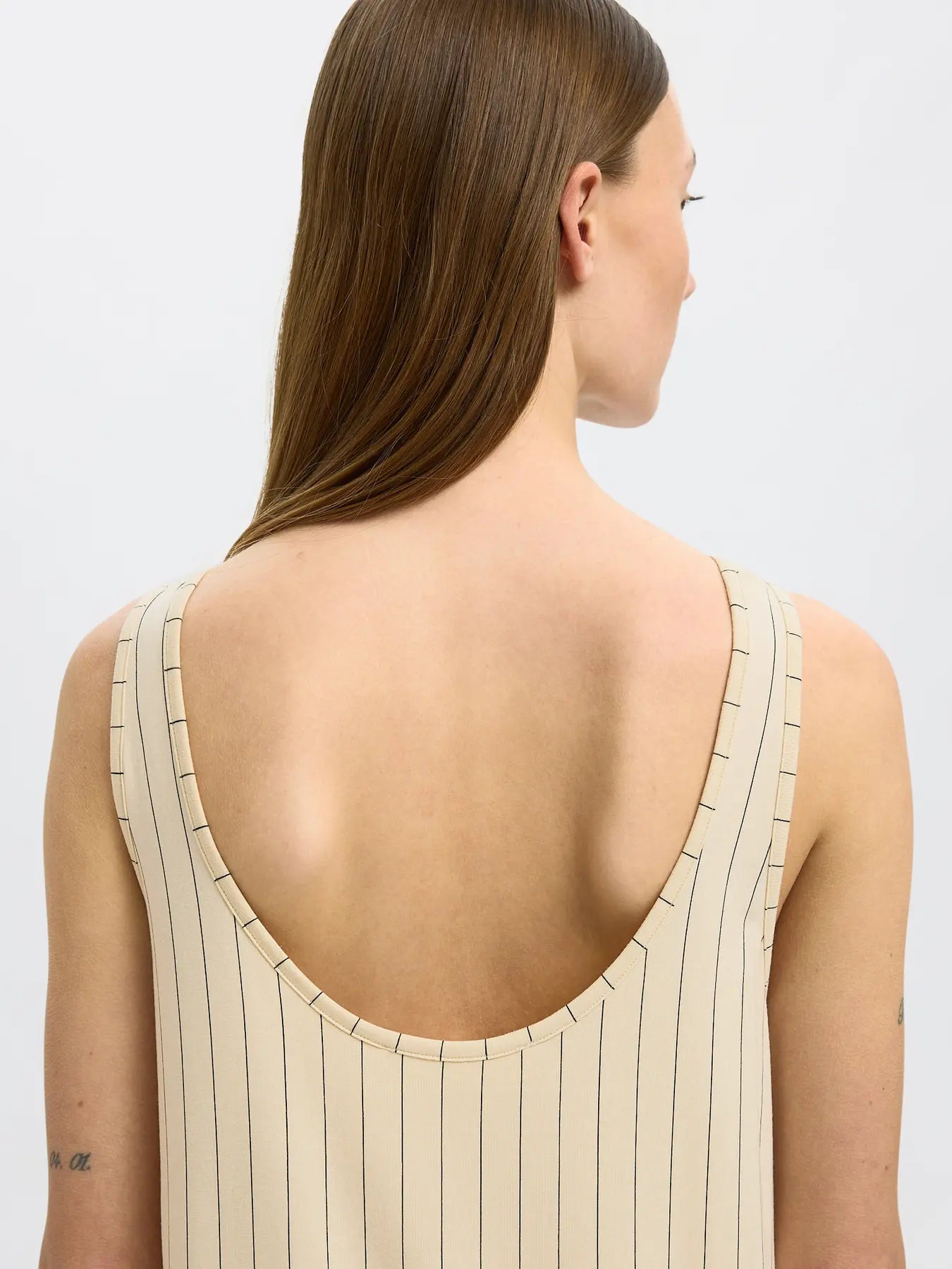 SLFANOLA SL Low back ankle dress Birch