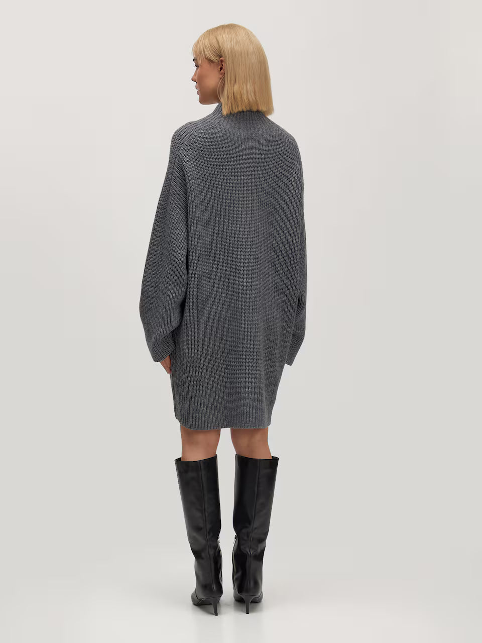 NEEA Wool Knit Dress - Grey