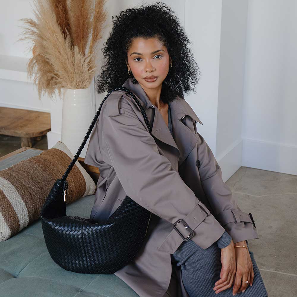 Raquel Espresso XL Recycled Shoulder Bag