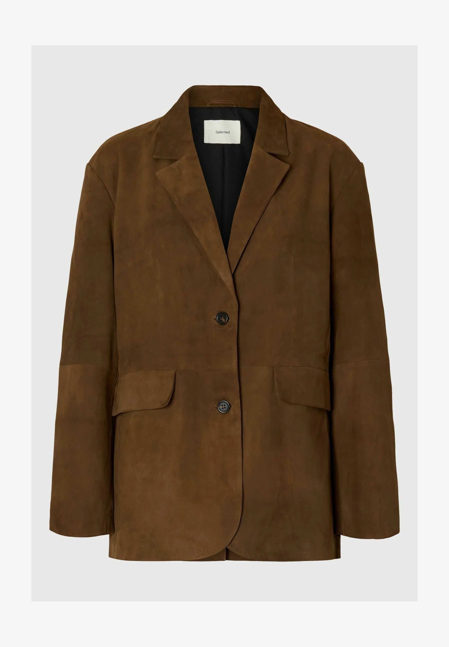 SLFCLARA Suede blazer Cappuccino