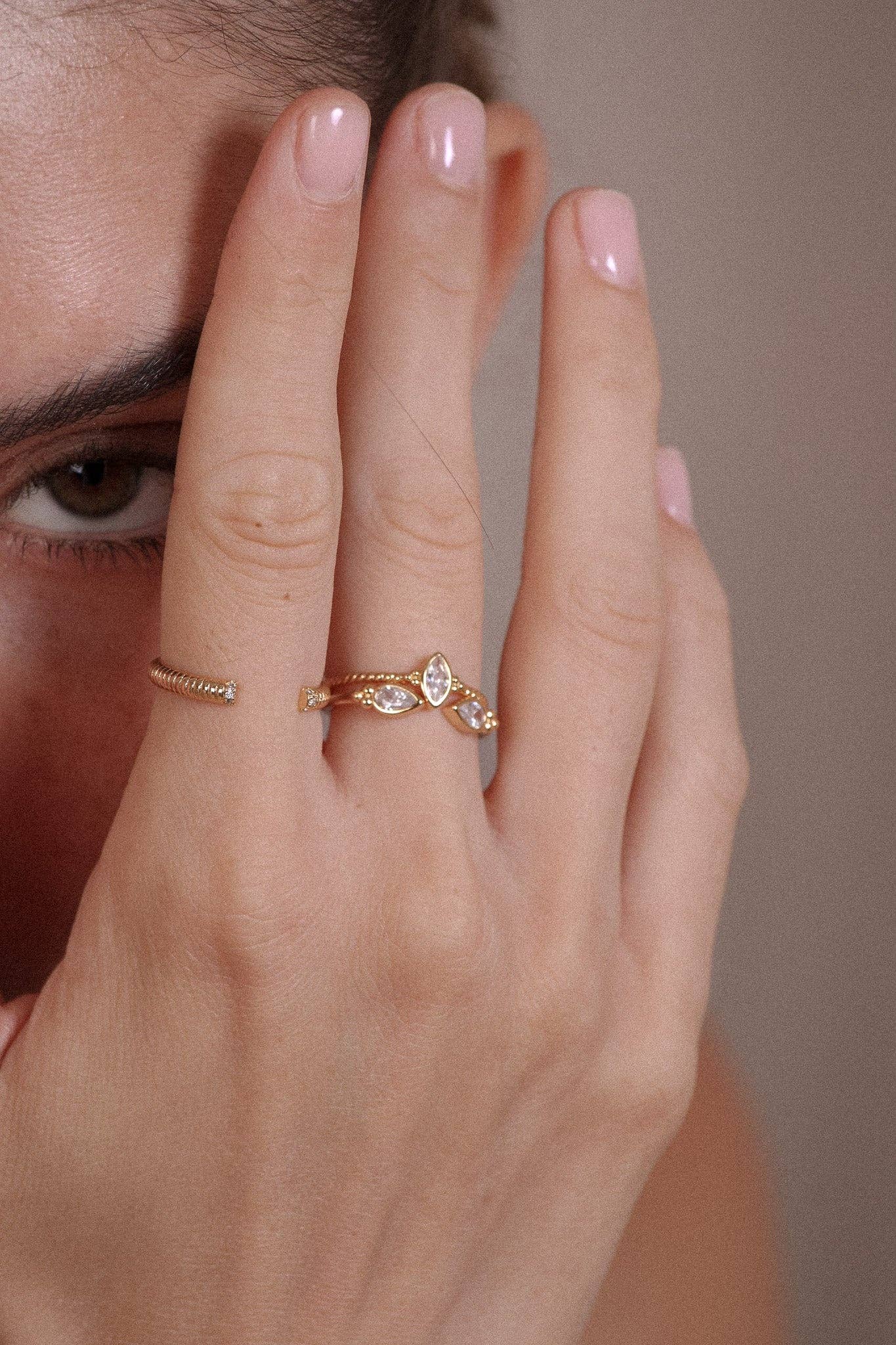 ALMA ring CHAMPAGNE