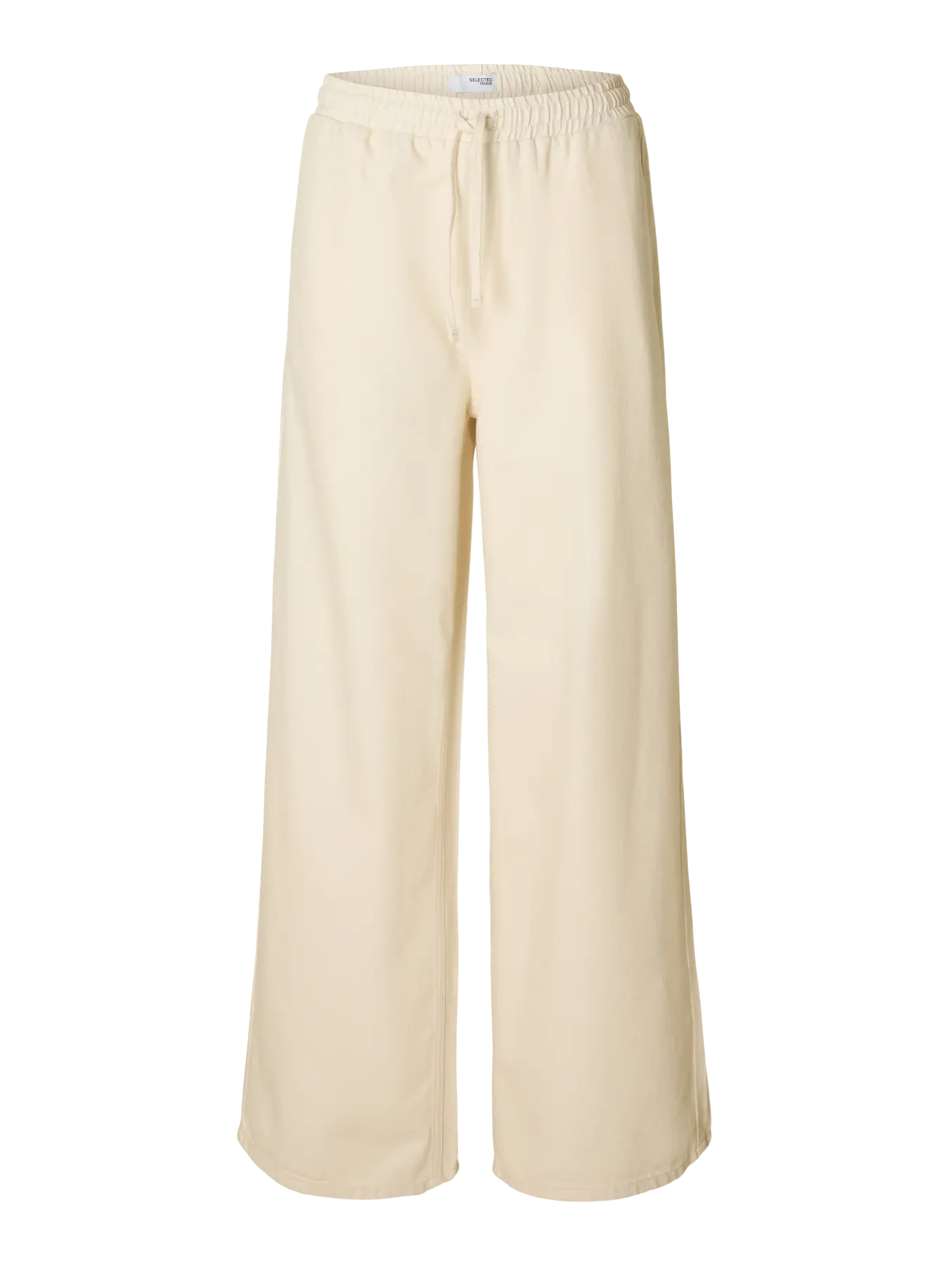 SLFTENNI HW Relaxed Denim Pants Ecru