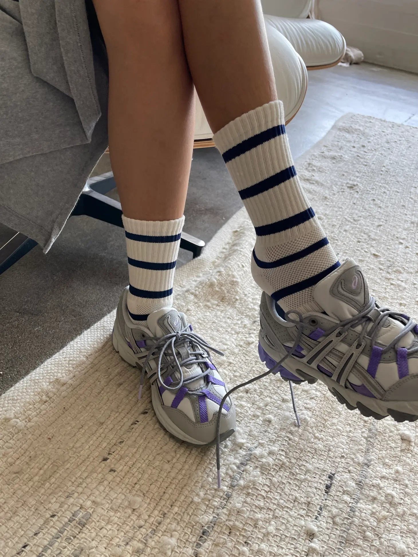 STRIPED BOYFRIEND socks SAILOR STRIPE